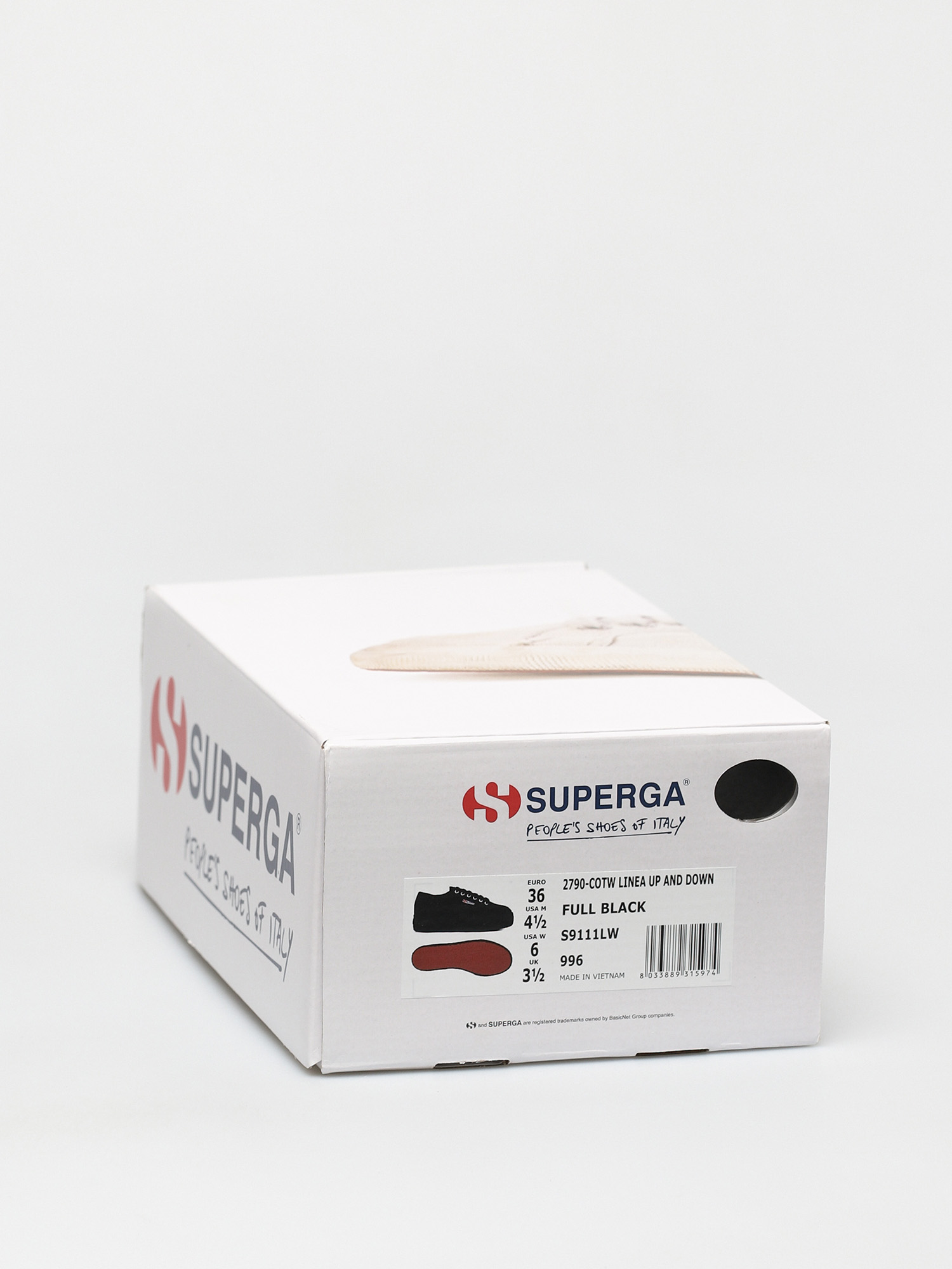 Buty Superga 2790 Acotw Linea Up And Down Wmn (full black/black)