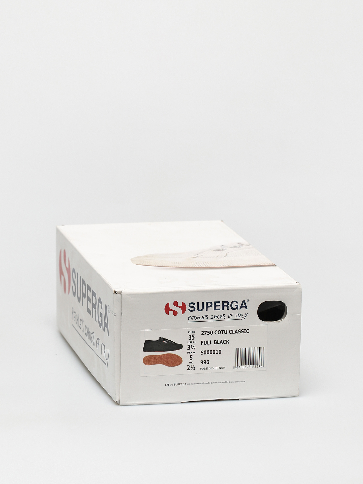 Buty Superga 2750 Cotu Classic Wmn (full black/black)