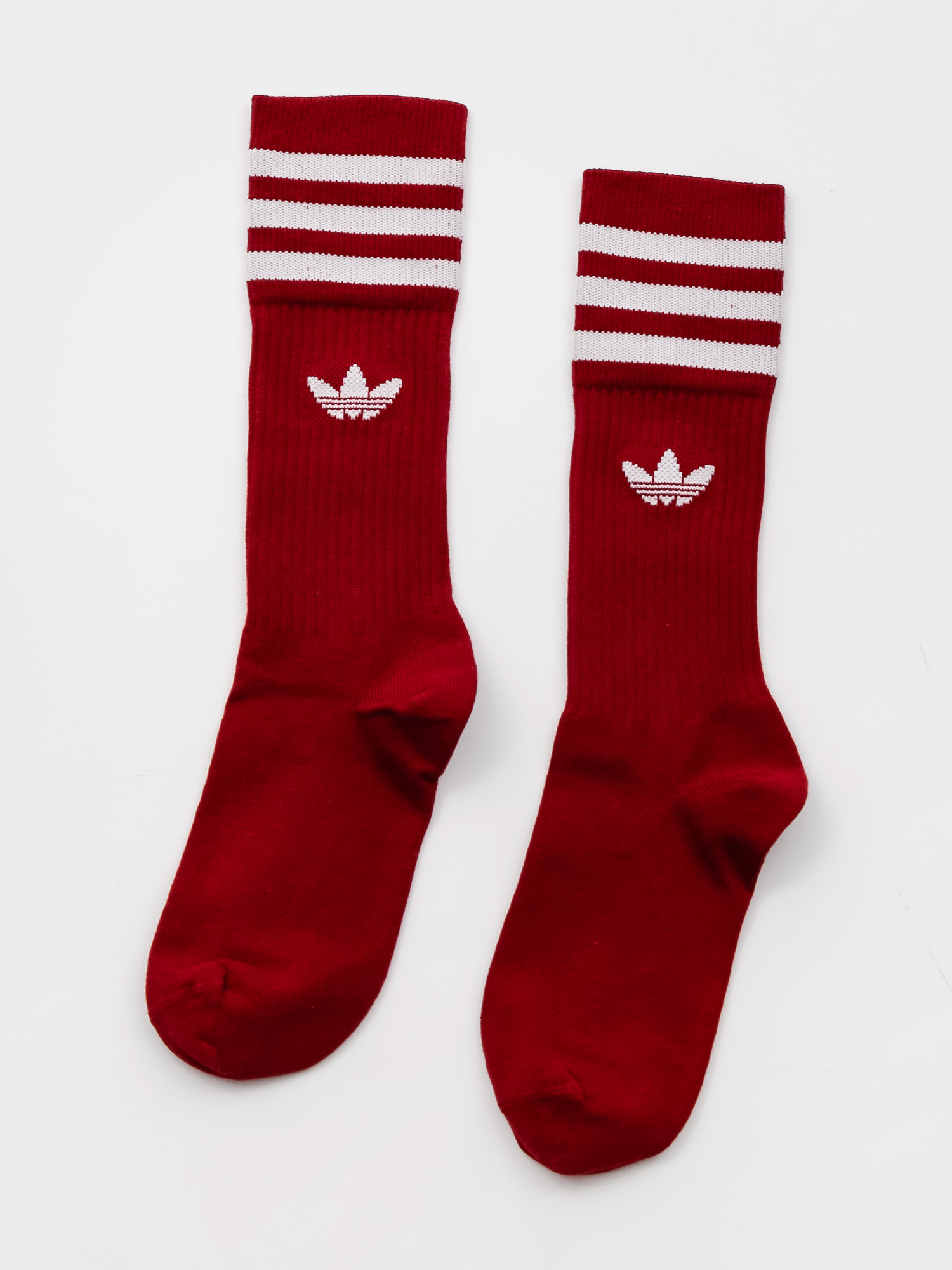Skarpetki adidas Originals Solid Crew Sock (white/cburgu/scarle)