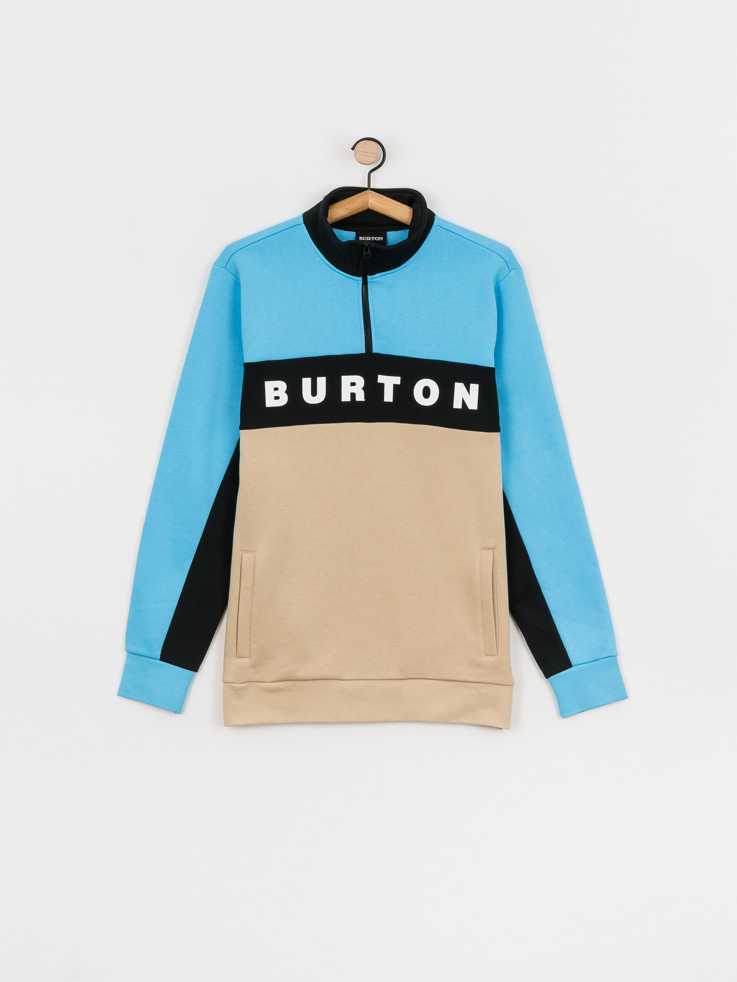 Bluza Burton Lowball Quarter ZIP (cyan/safari)