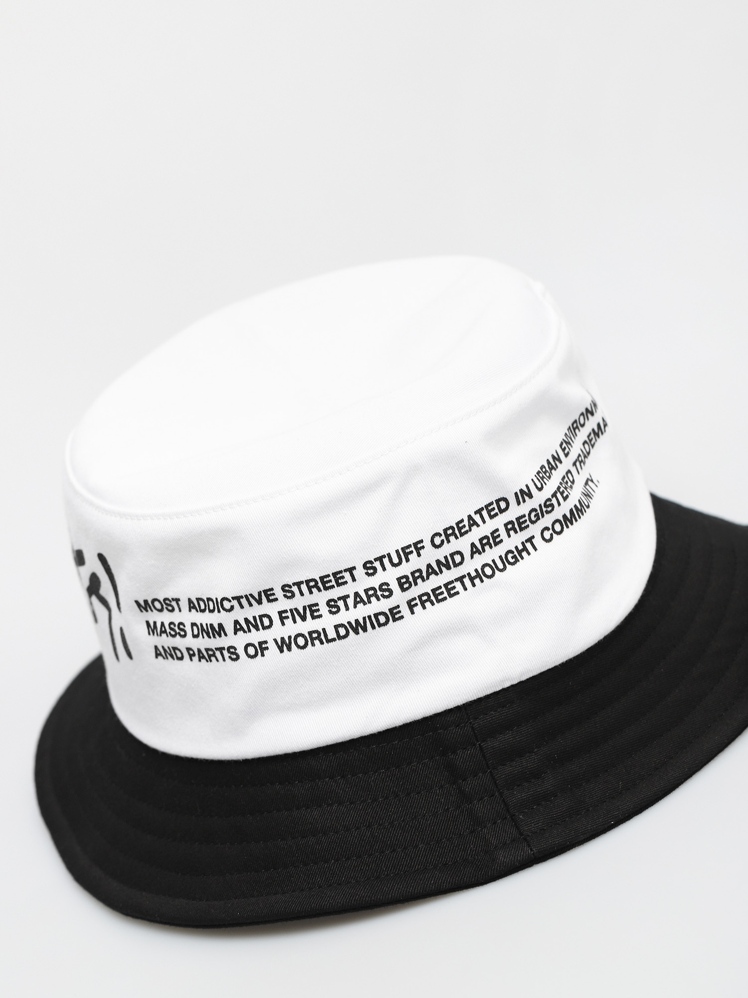 Kapelusz MassDnm Special (white/black)