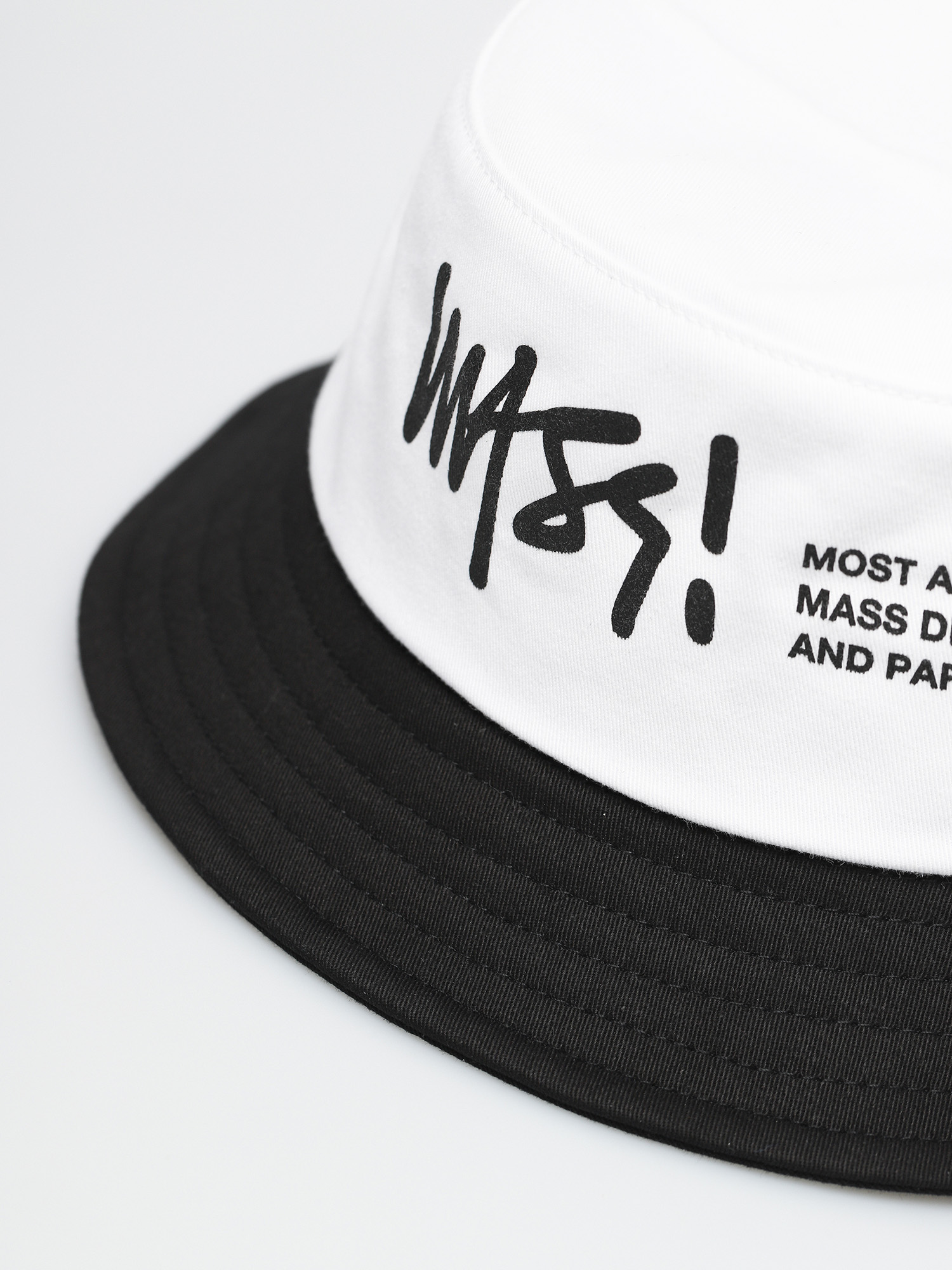 Kapelusz MassDnm Special (white/black)