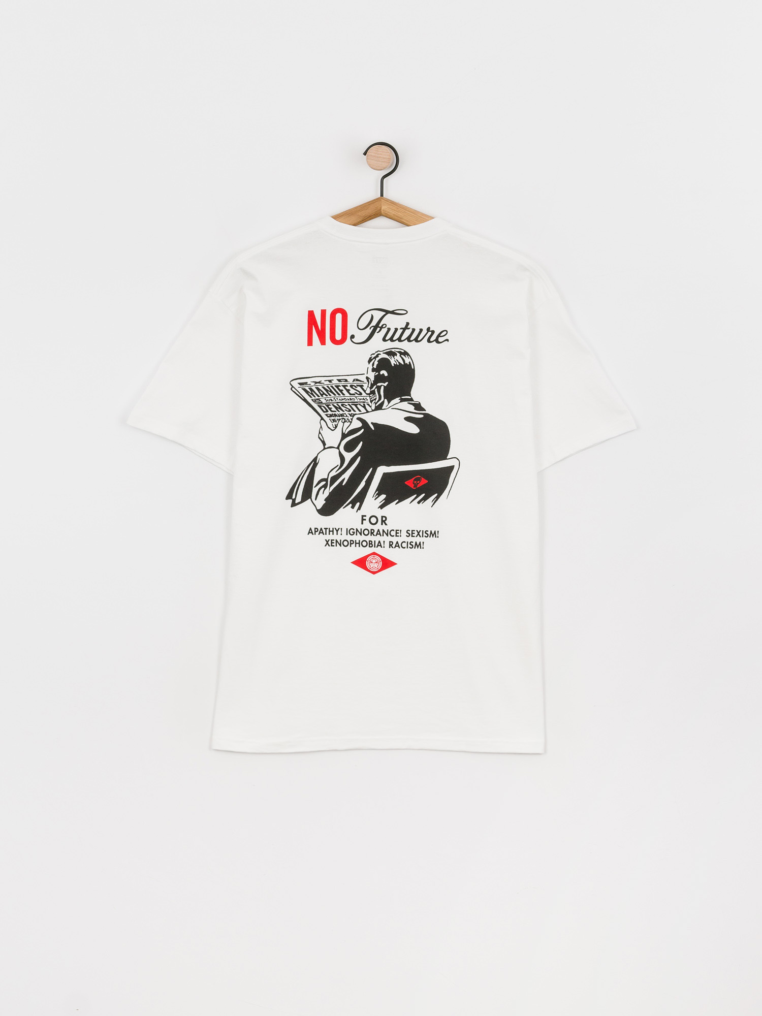 T-shirt OBEY No Future (white)