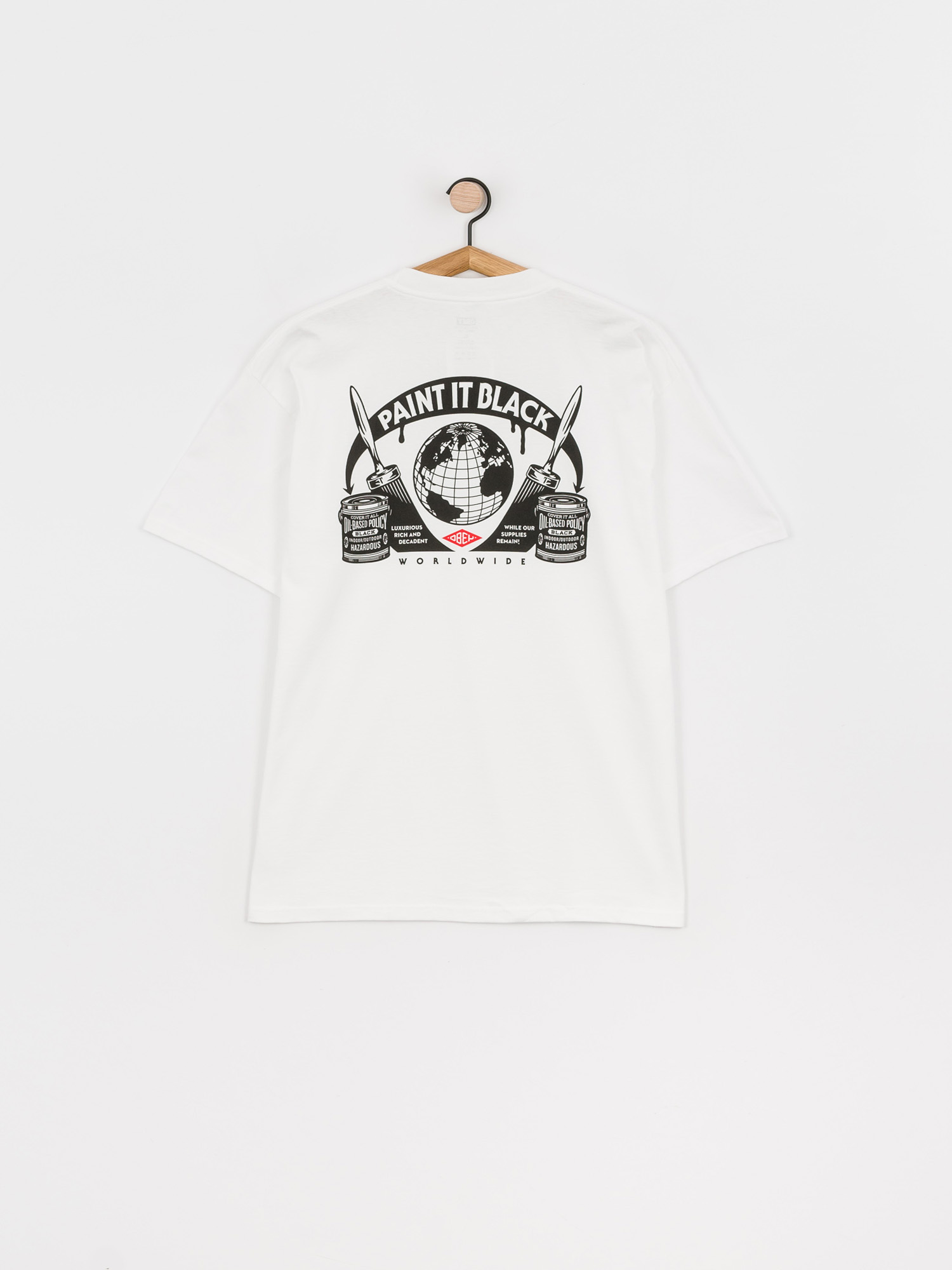 T-shirt OBEY Paint It Black (white)