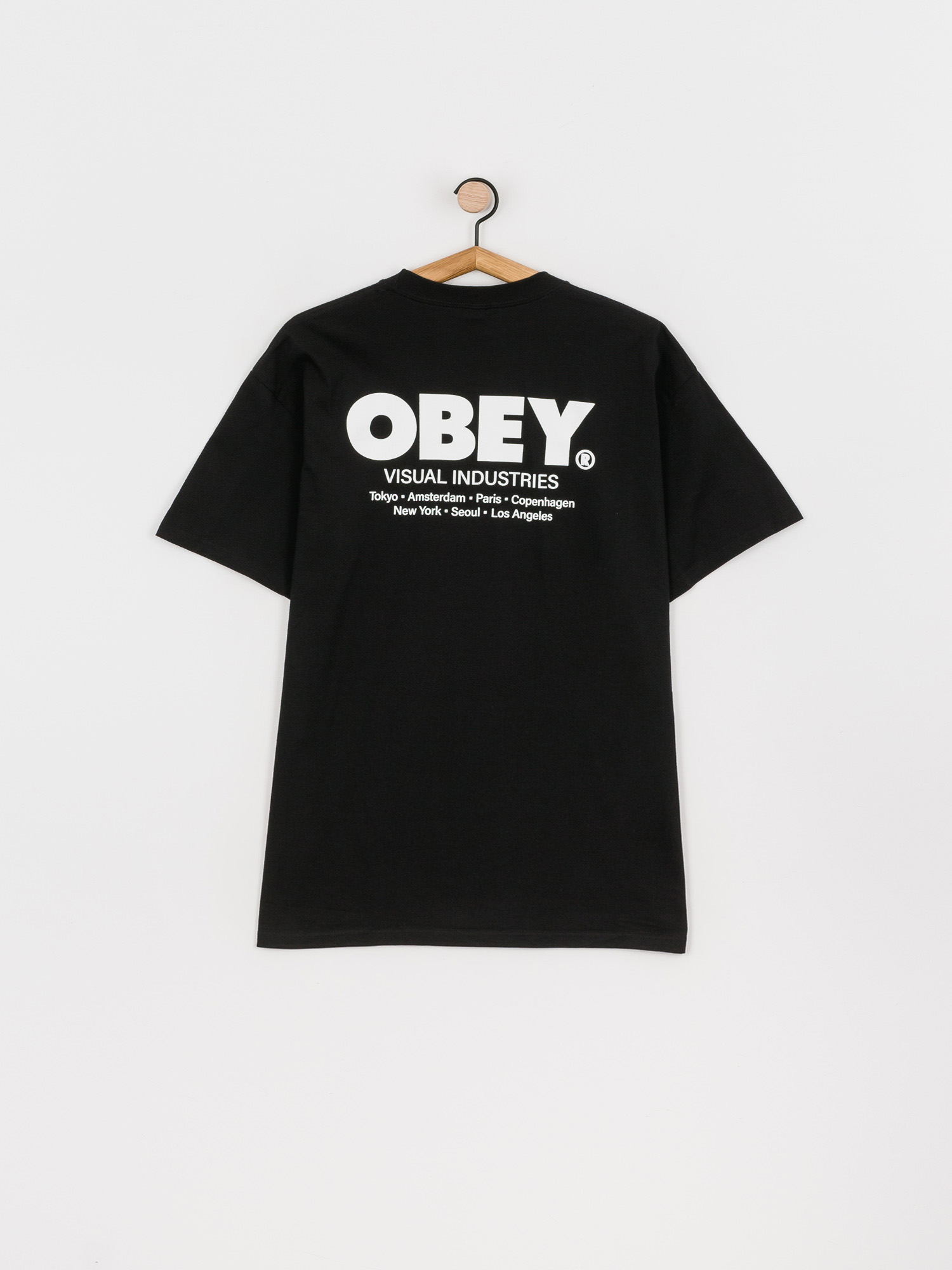 T-shirt OBEY Visual Industries (black)