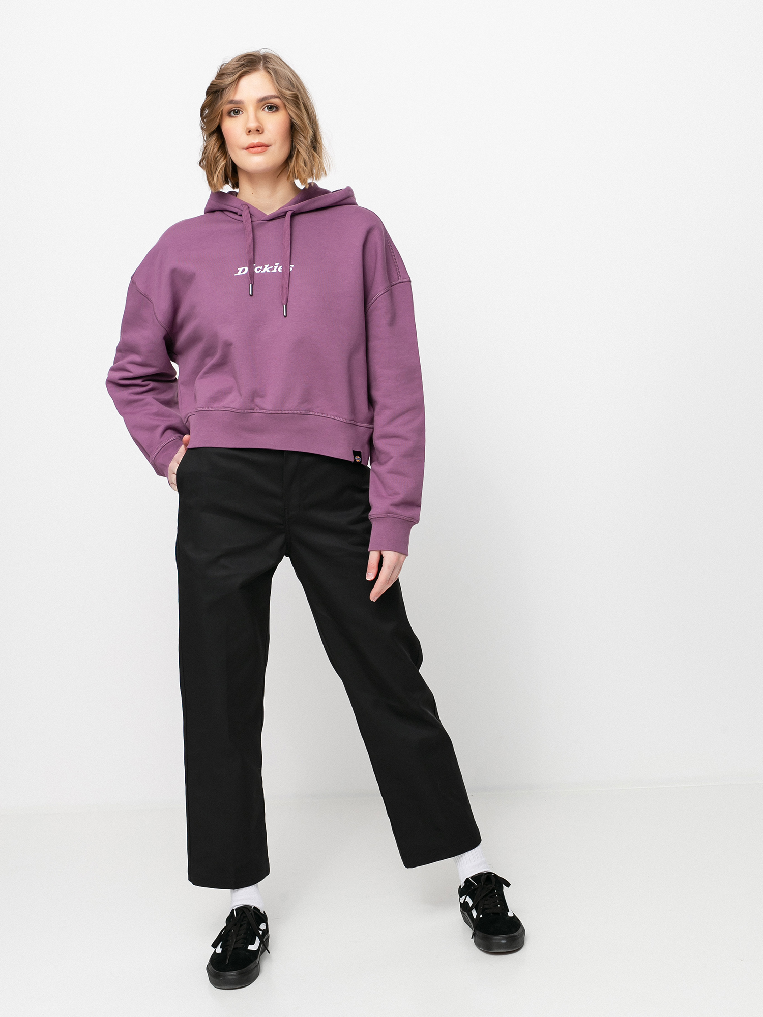 Bluza z kapturem Dickies Loretto Boxy HD Wmn (purple gumdrop)