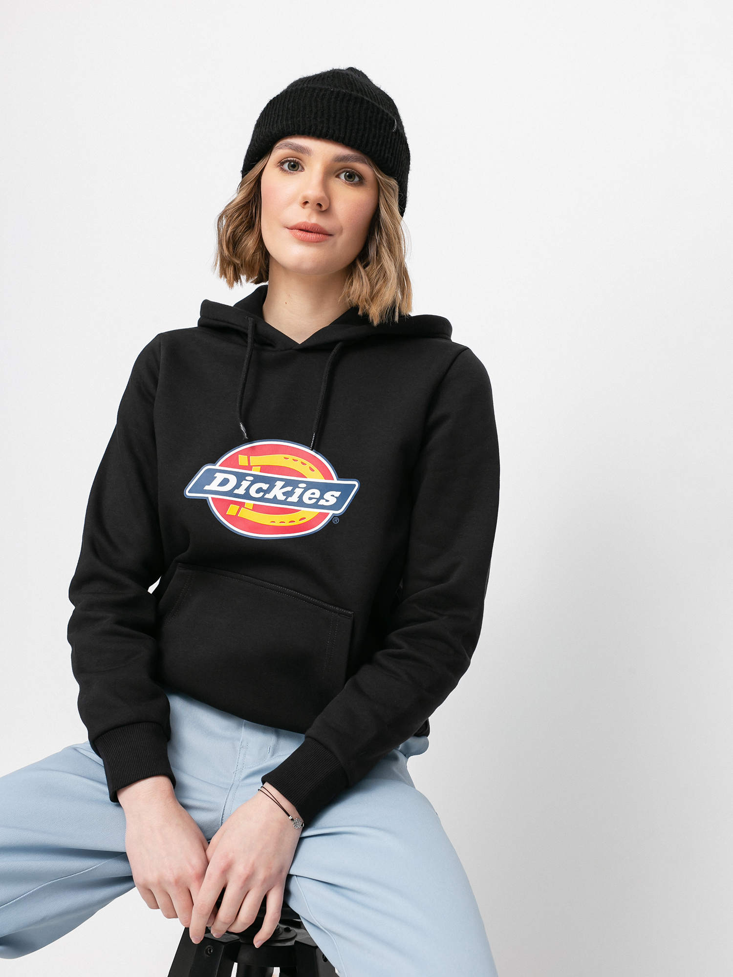 Bluza z kapturem Dickies Icon Logo HD Wmn (black)