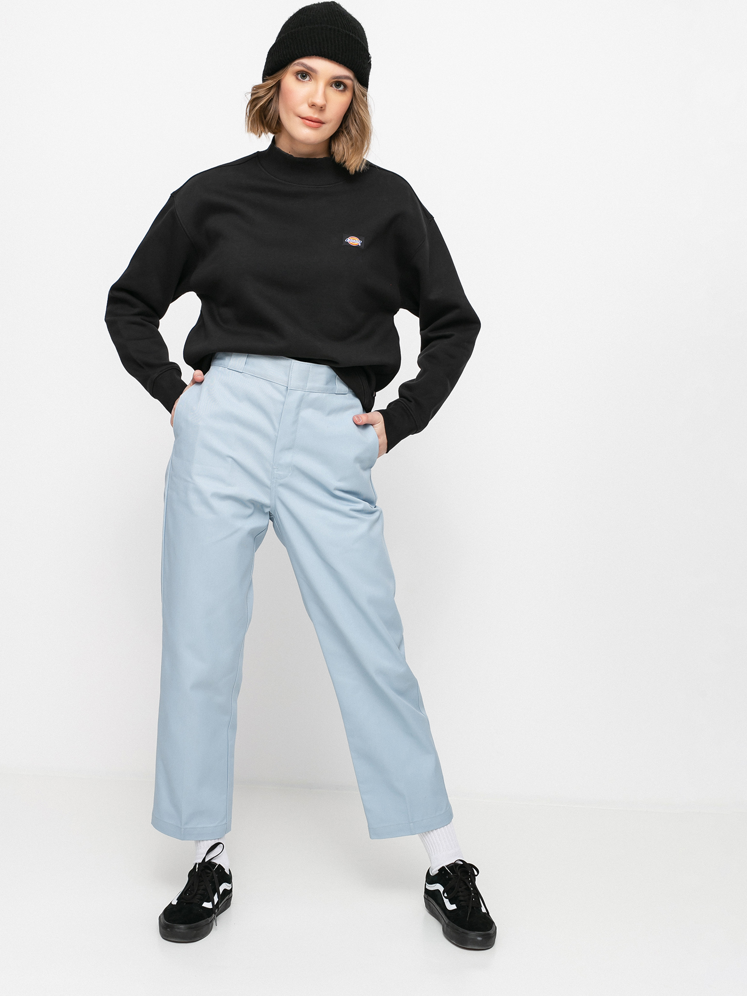Bluza Dickies Oakport High Neck Wmn (black)