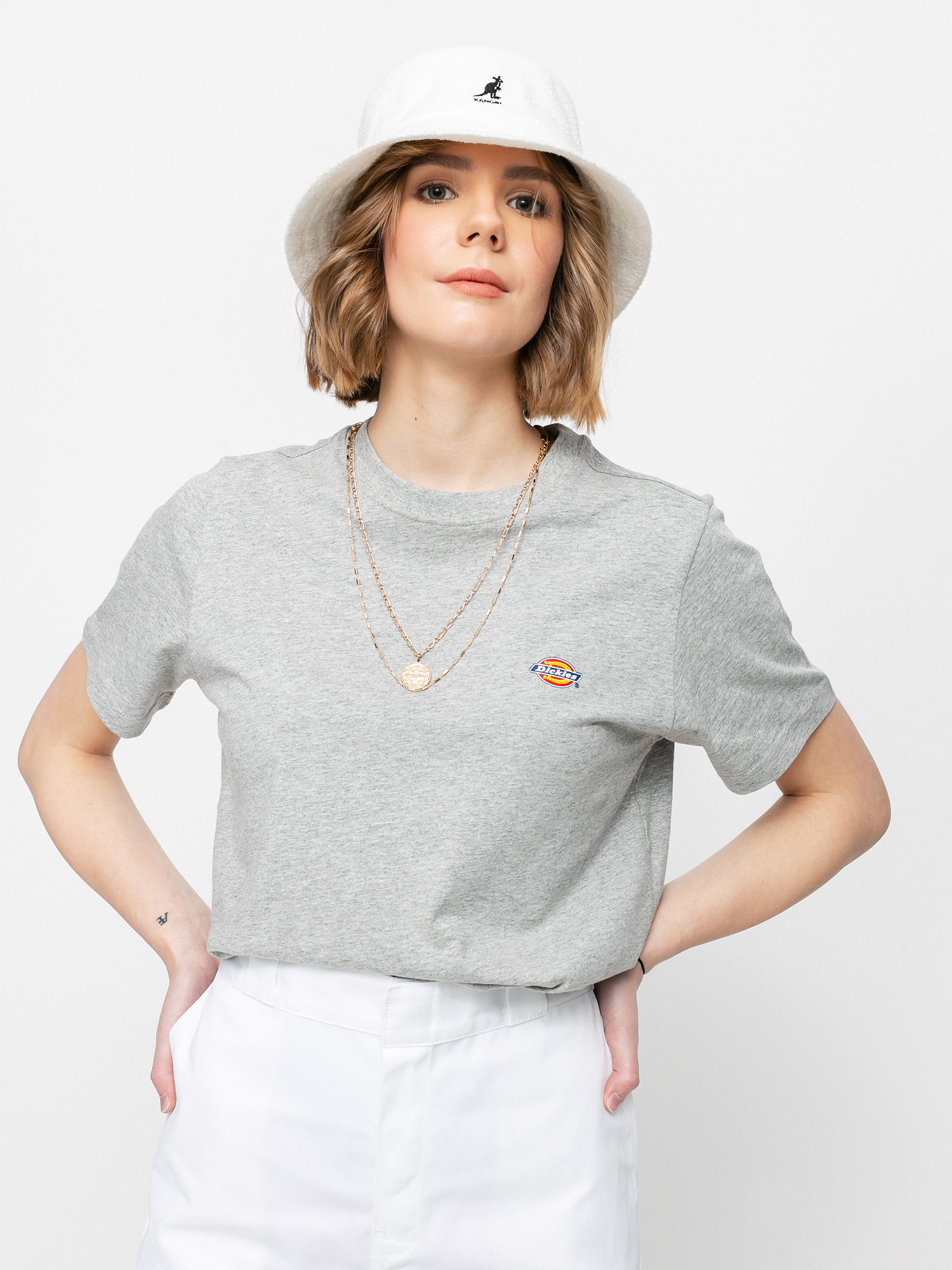 T-shirt Dickies Mapleton Wmn (grey melange)