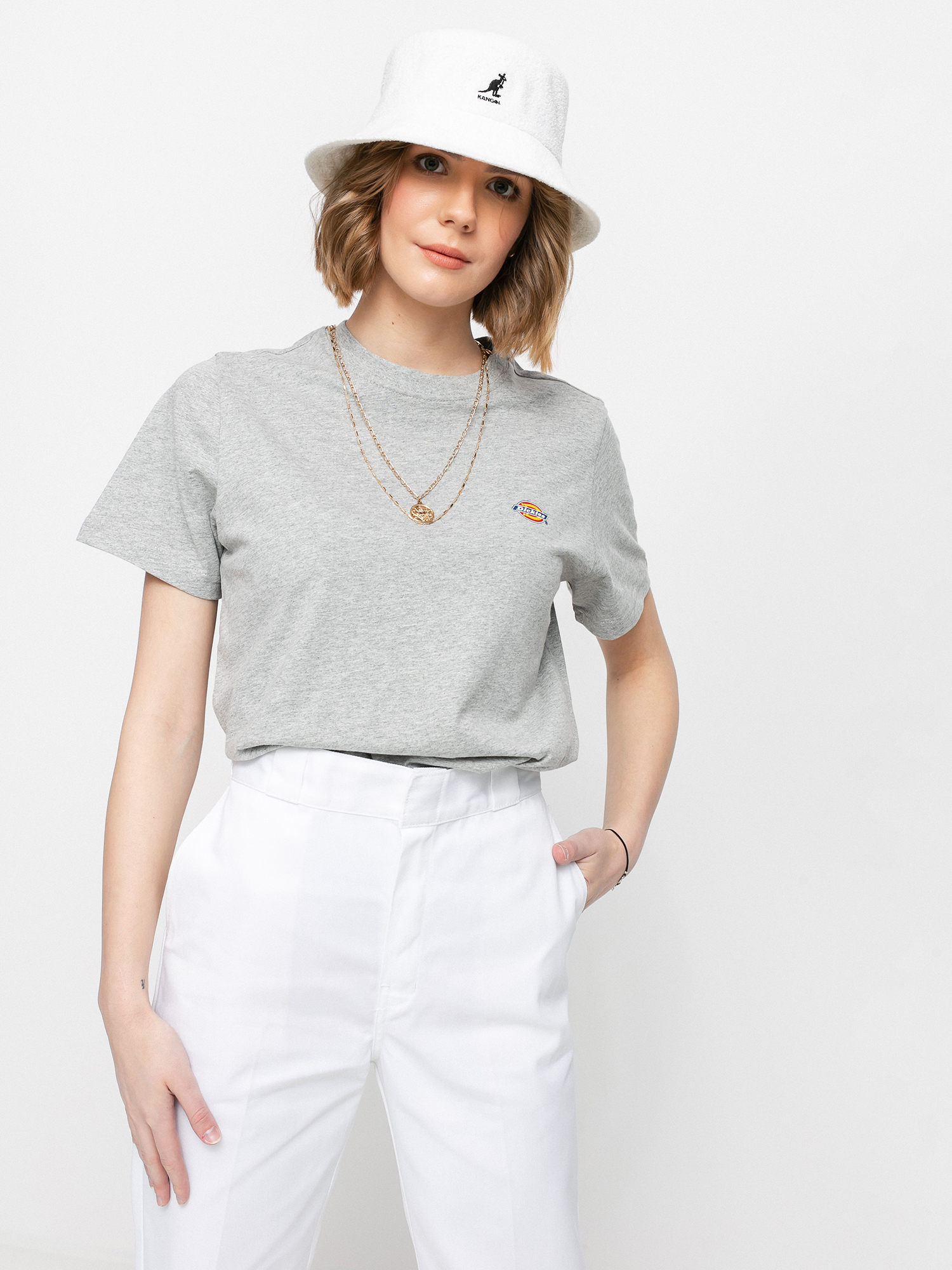 T-shirt Dickies Mapleton Wmn (grey melange)