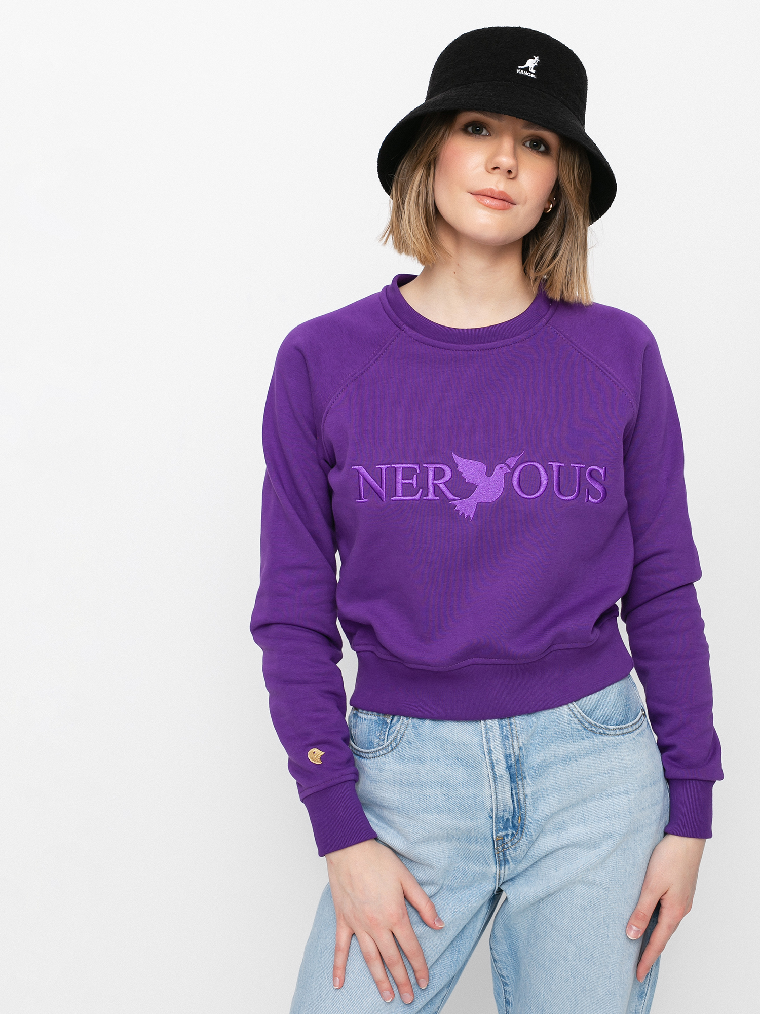 Bluza Nervous Classic Crew Wmn (purple)