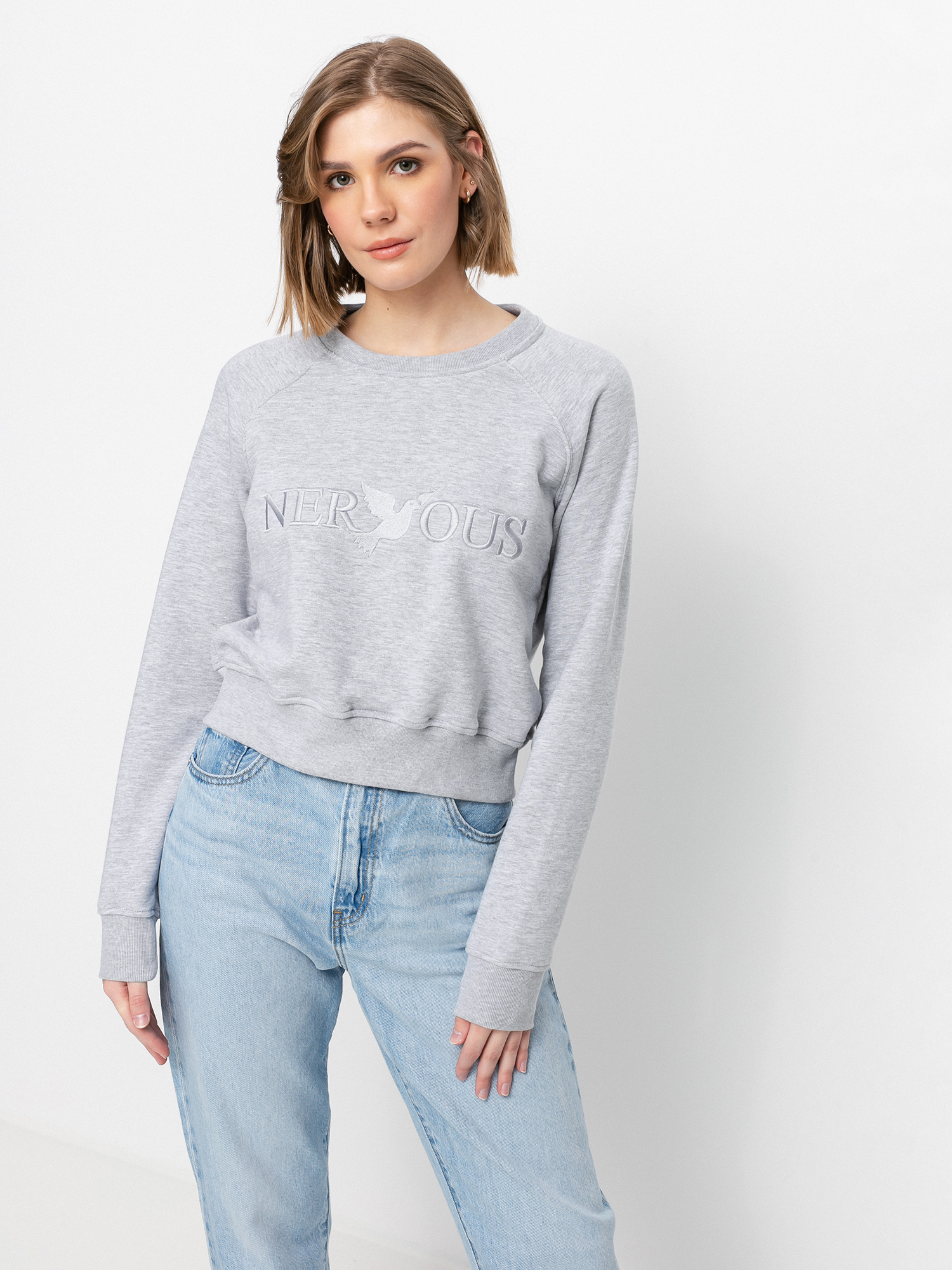 Bluza Nervous Classic Crew Wmn (grey)