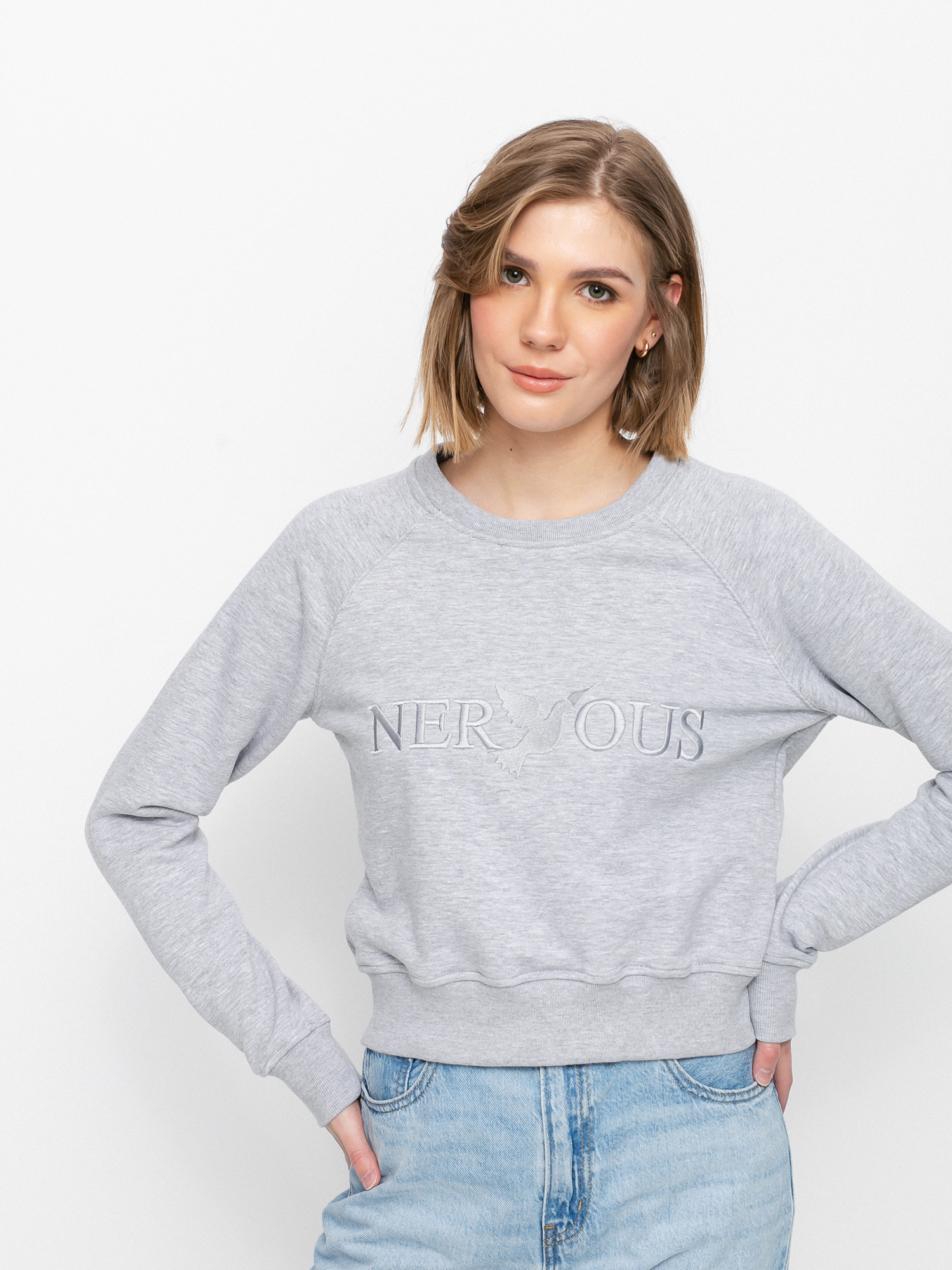 Bluza Nervous Classic Crew Wmn (grey)