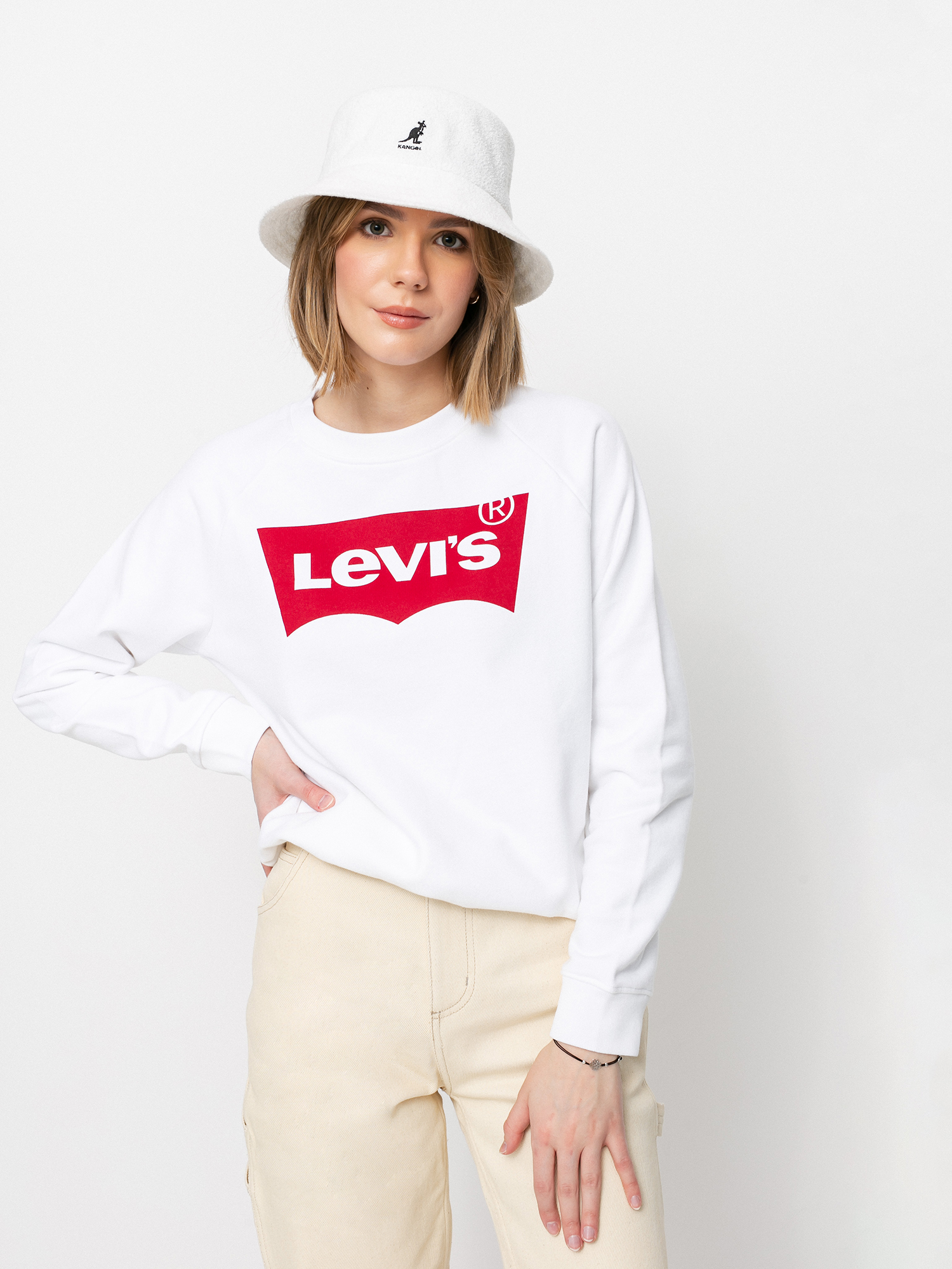 Bluza Levi's® Relaxed Graphic Wmn (better batwing white)