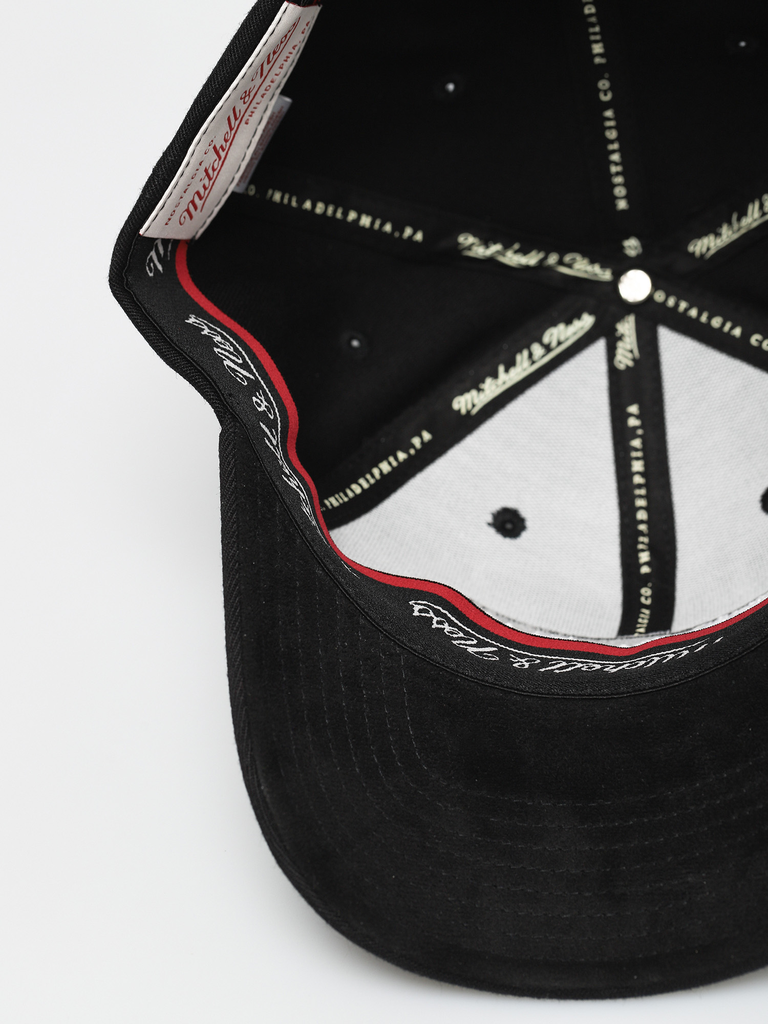 Czapka z daszkiem Mitchell & Ness Box Logo Redline ZD (branded/black)