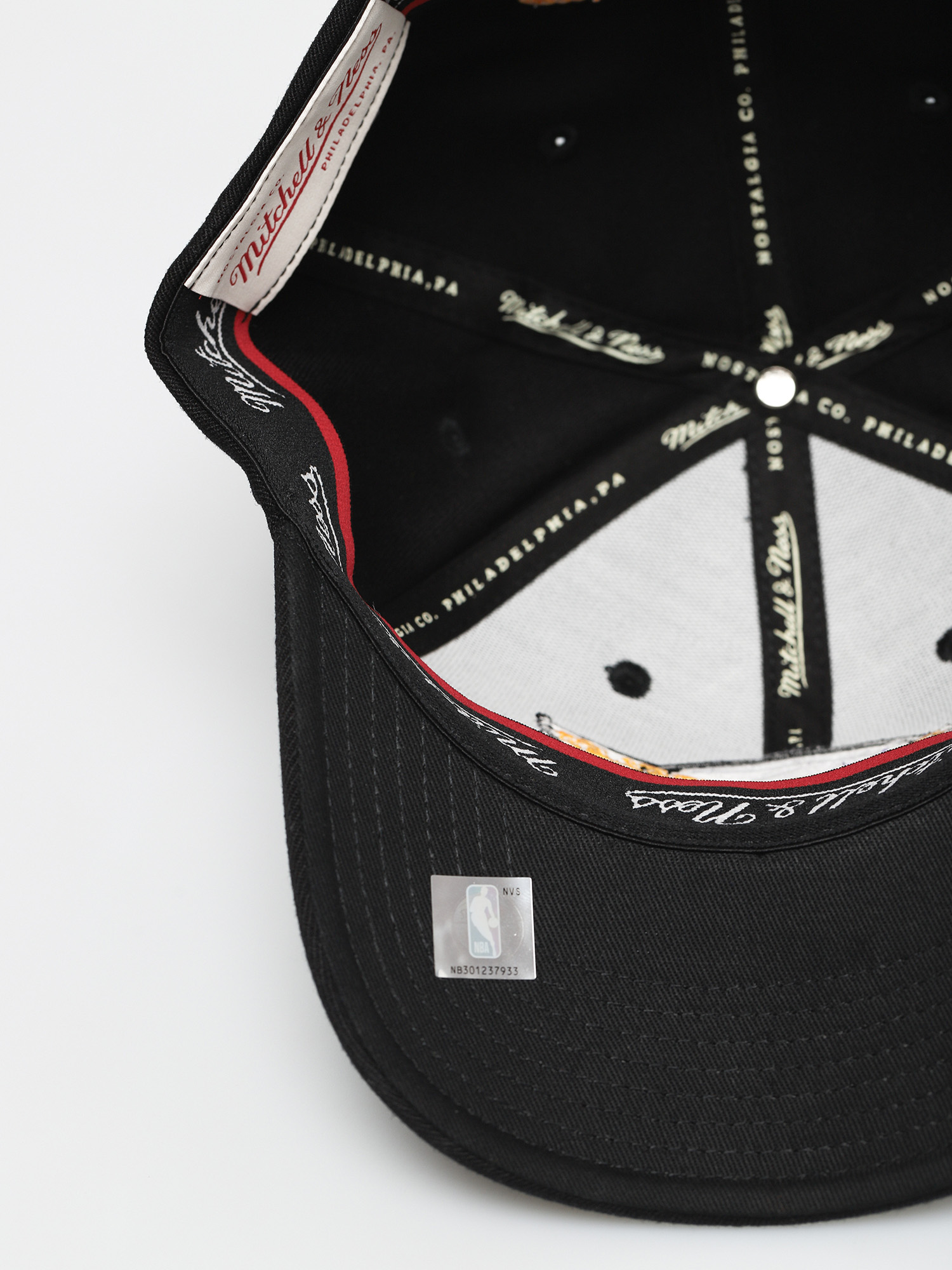 Czapka z daszkiem Mitchell & Ness Altered Flip Redline ZD (los angeles lakers/black)