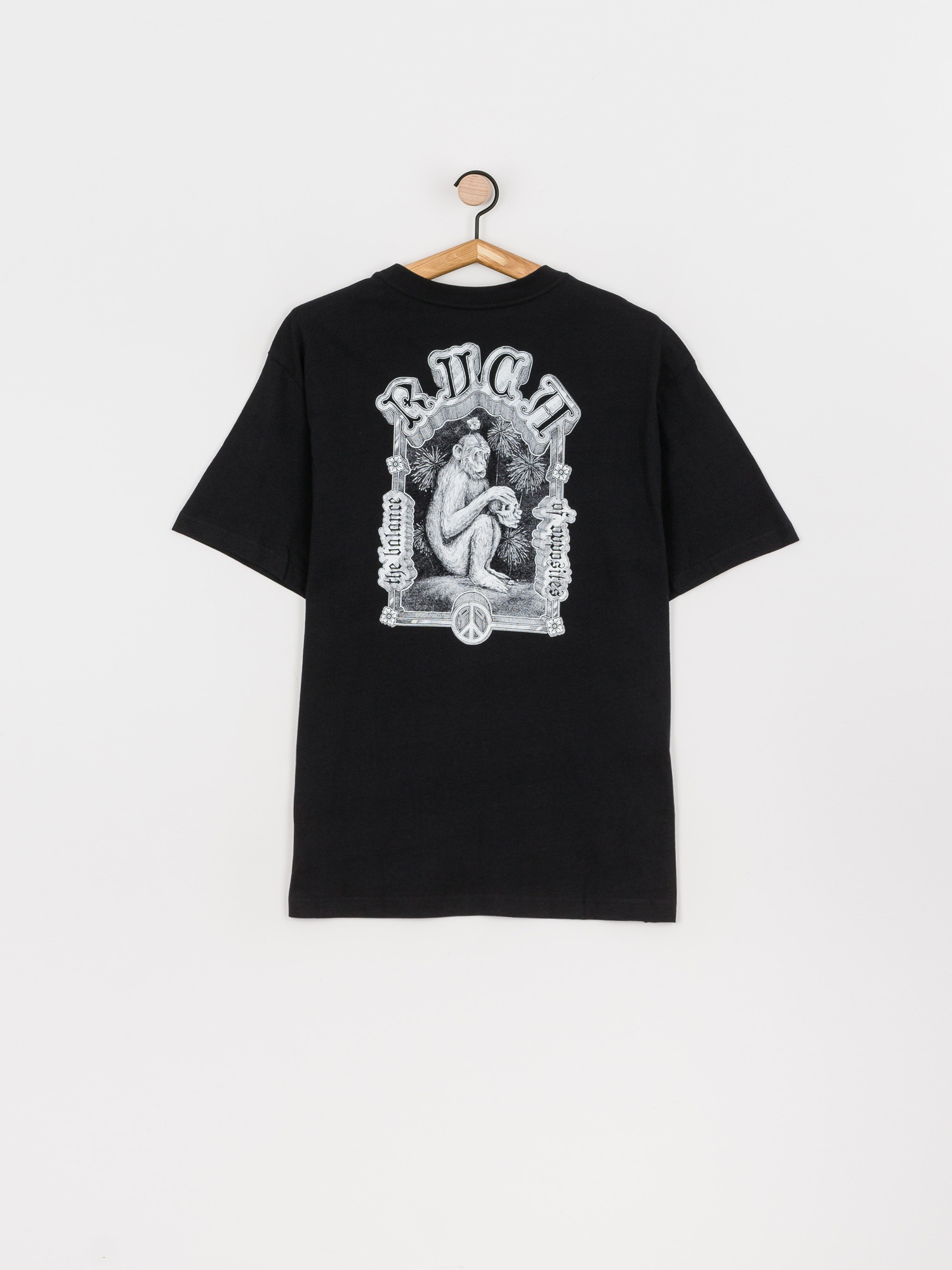 T-shirt RVCA The Monkey (black)