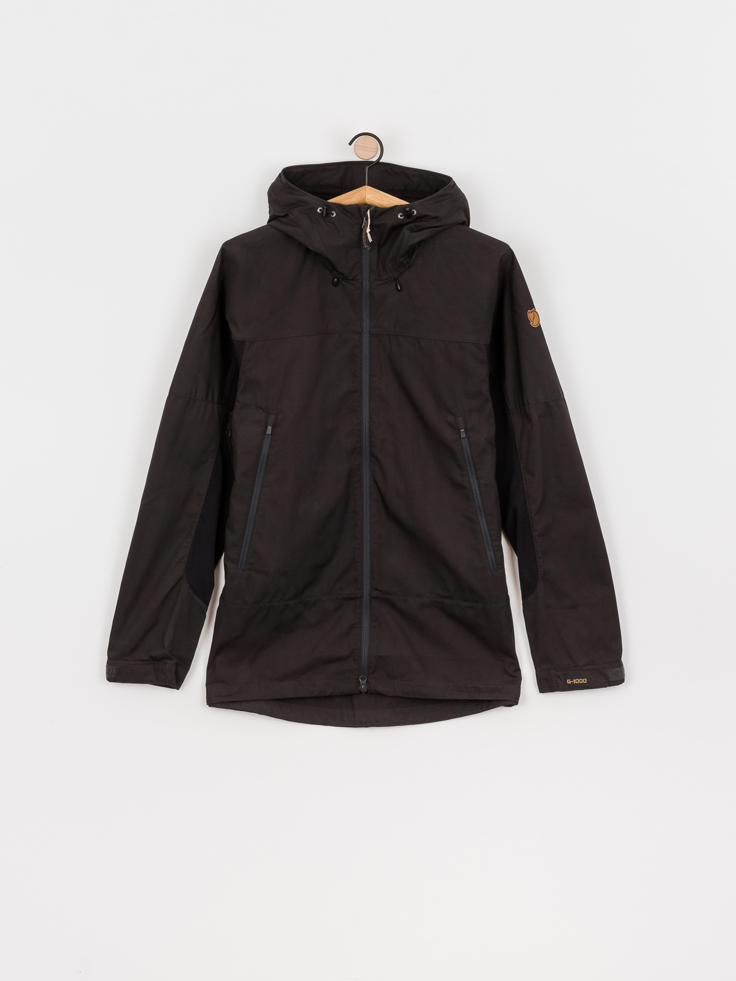 Kurtka Fjallraven Abisko Lite Trekking (dark grey black)