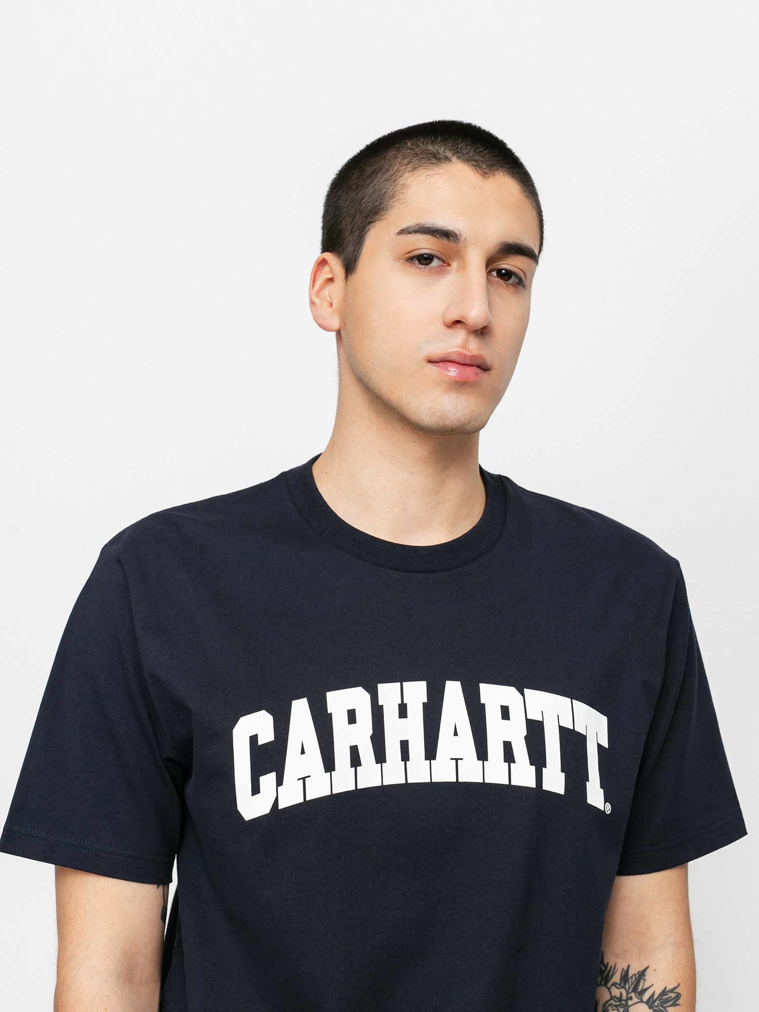 T-shirt Carhartt WIP University (dark navy/white)