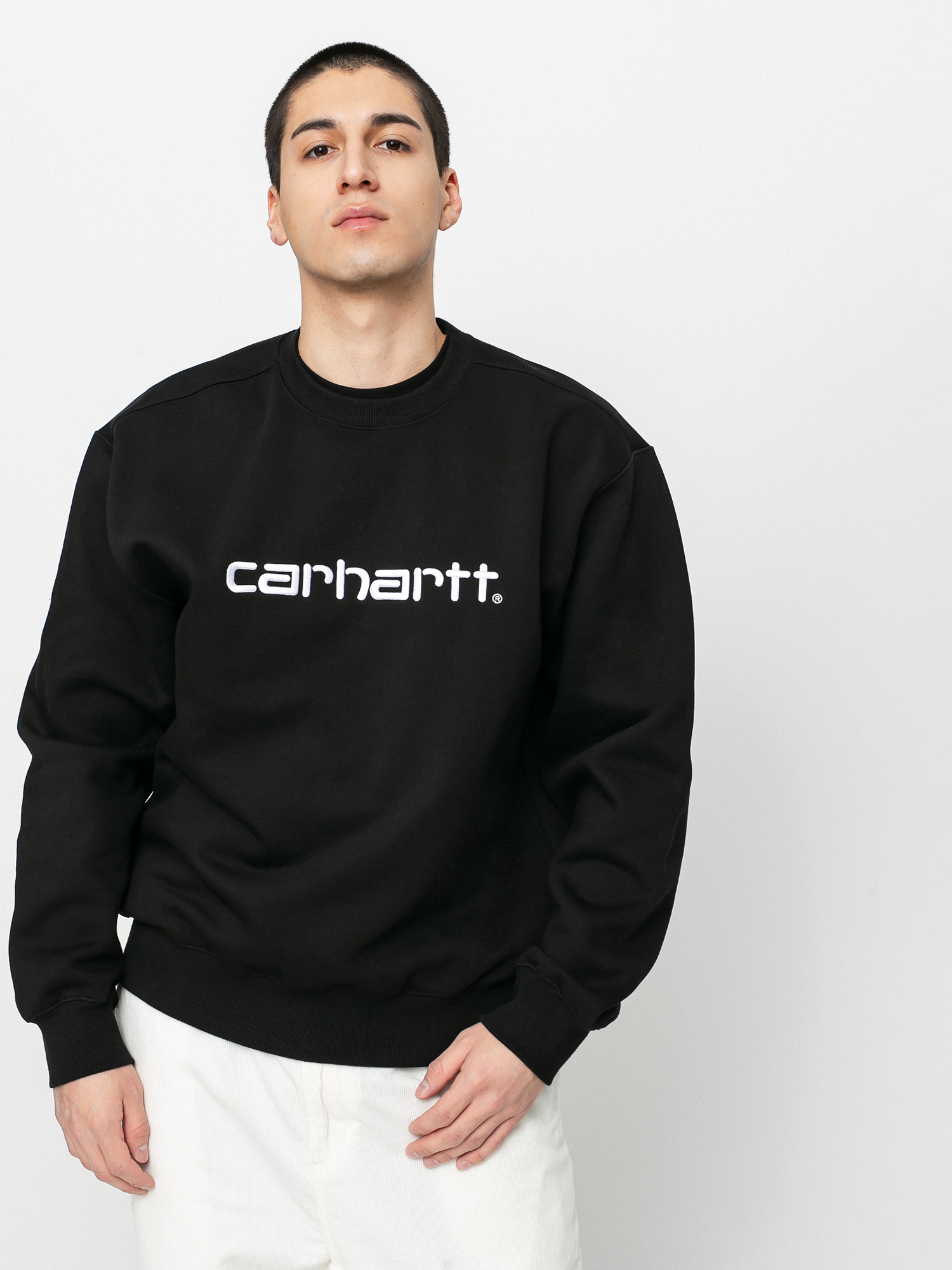 Bluza Carhartt WIP Sweat (black/white)