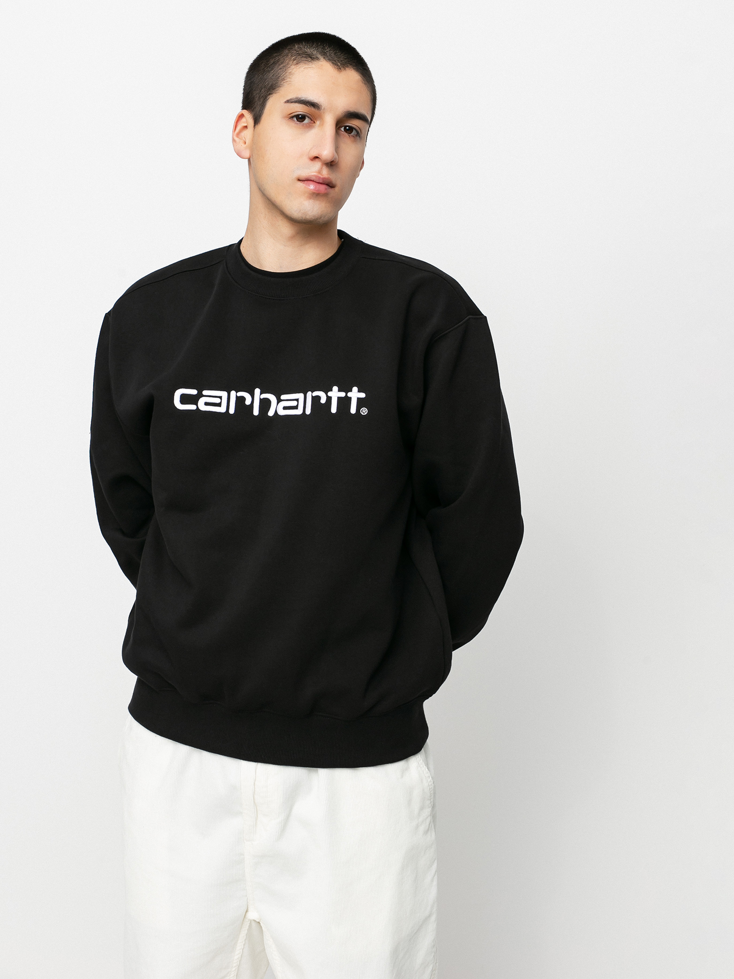 Bluza Carhartt WIP Sweat (black/white)