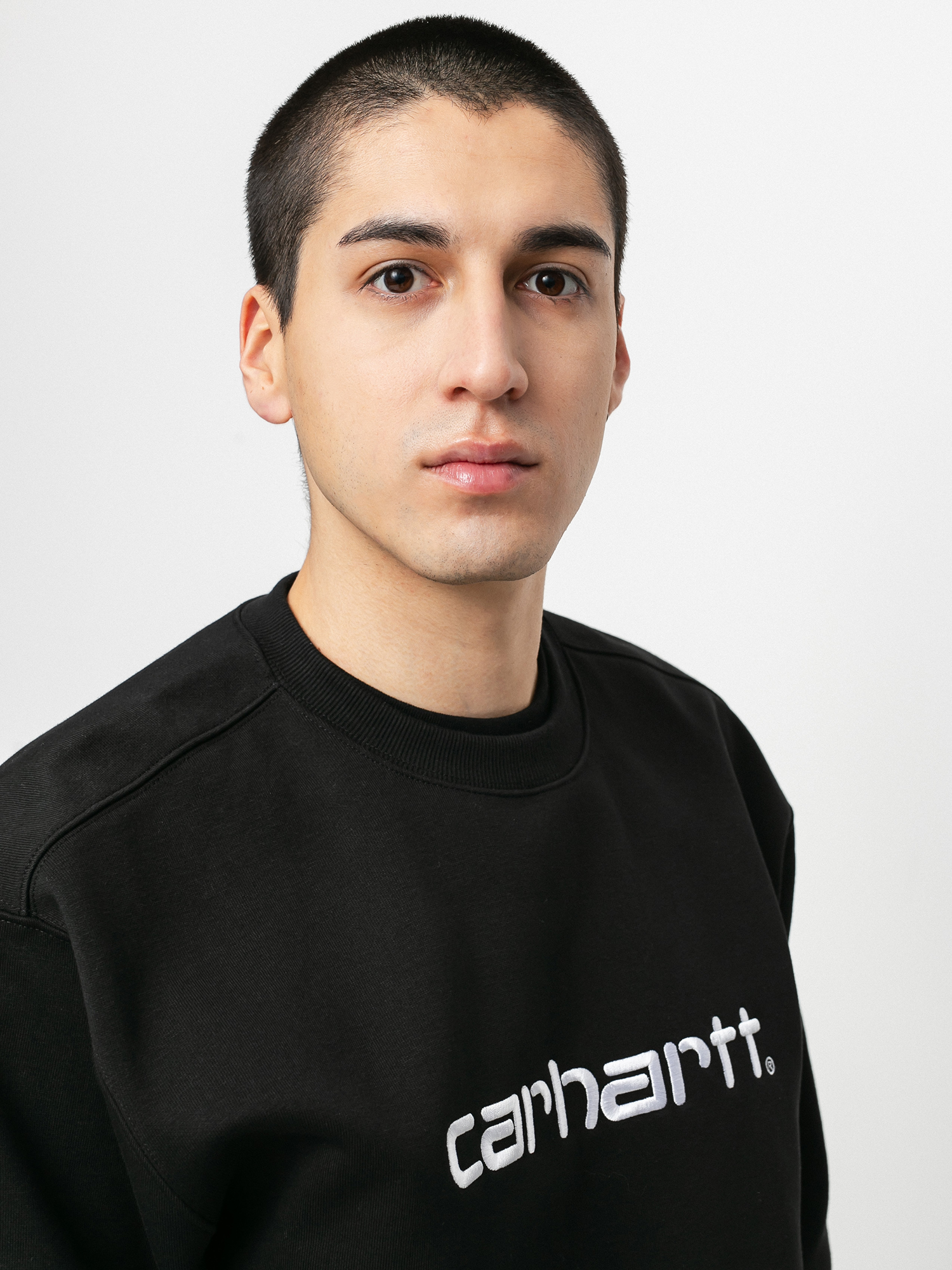 Bluza Carhartt WIP Sweat (black/white)