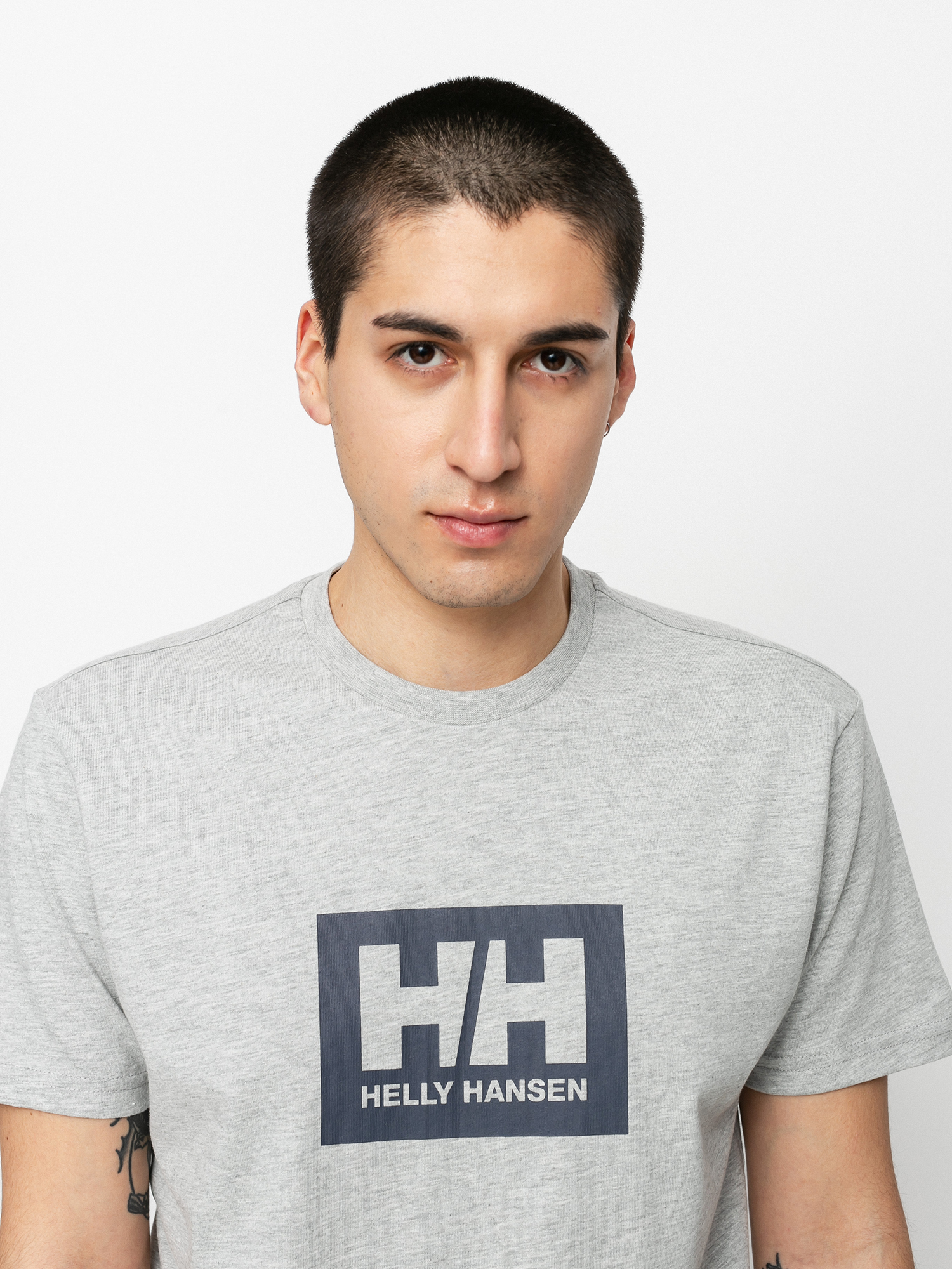 T-shirt Helly Hansen Box T (grey melange)