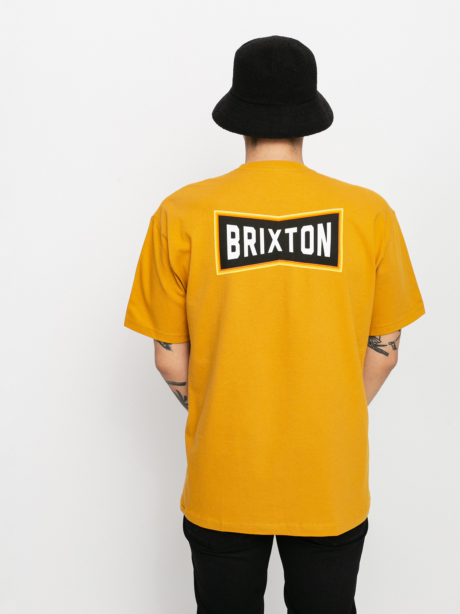T-shirt Brixton Truss Stt (antique gold)