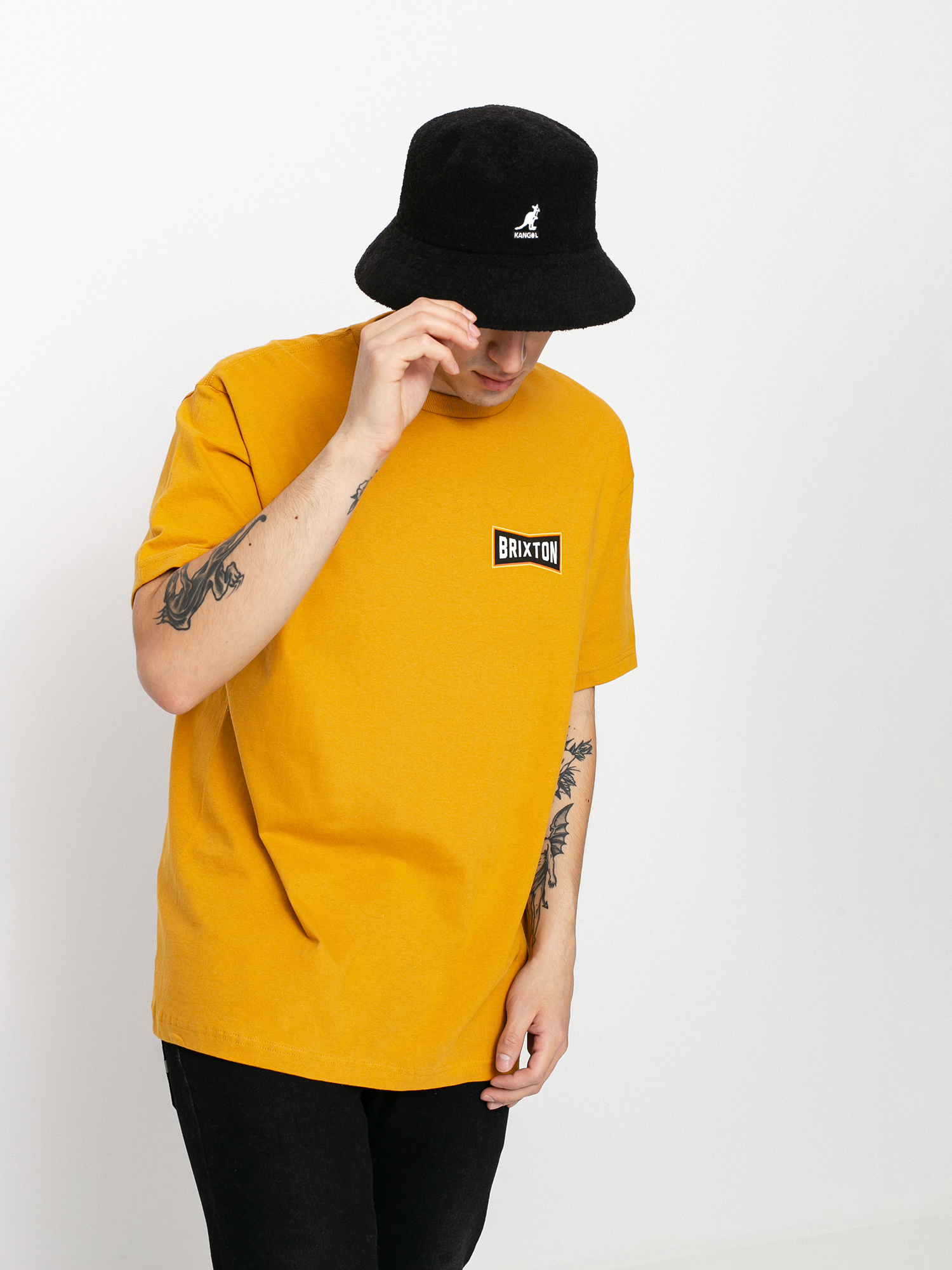 T-shirt Brixton Truss Stt (antique gold)