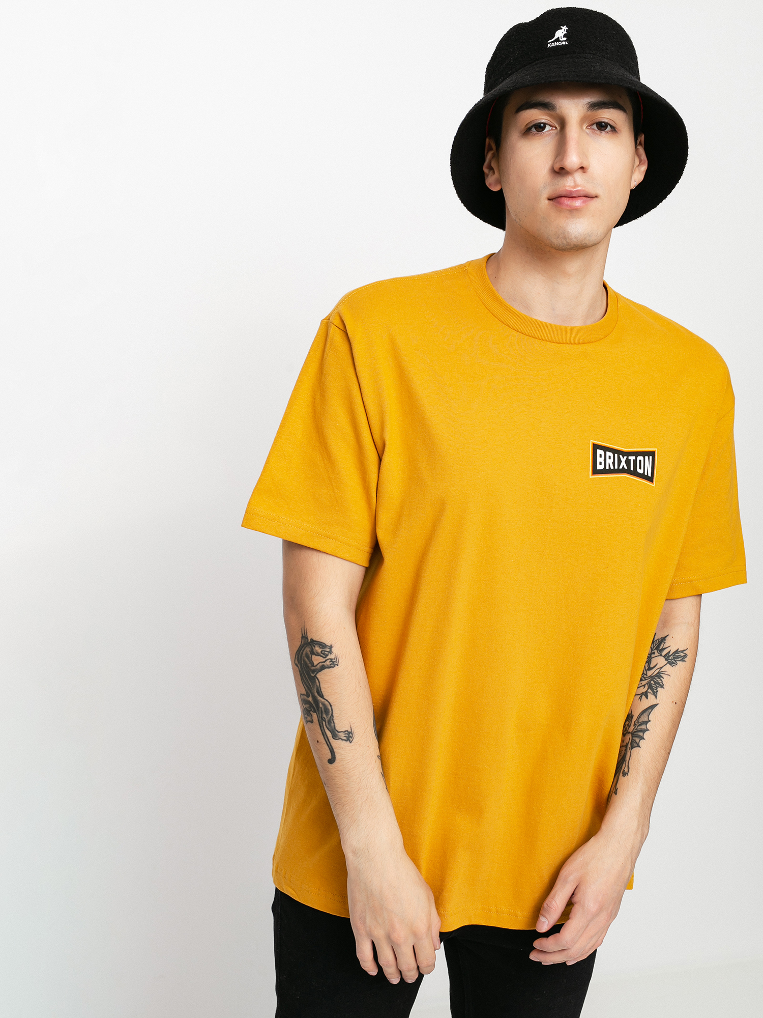 T-shirt Brixton Truss Stt (antique gold)
