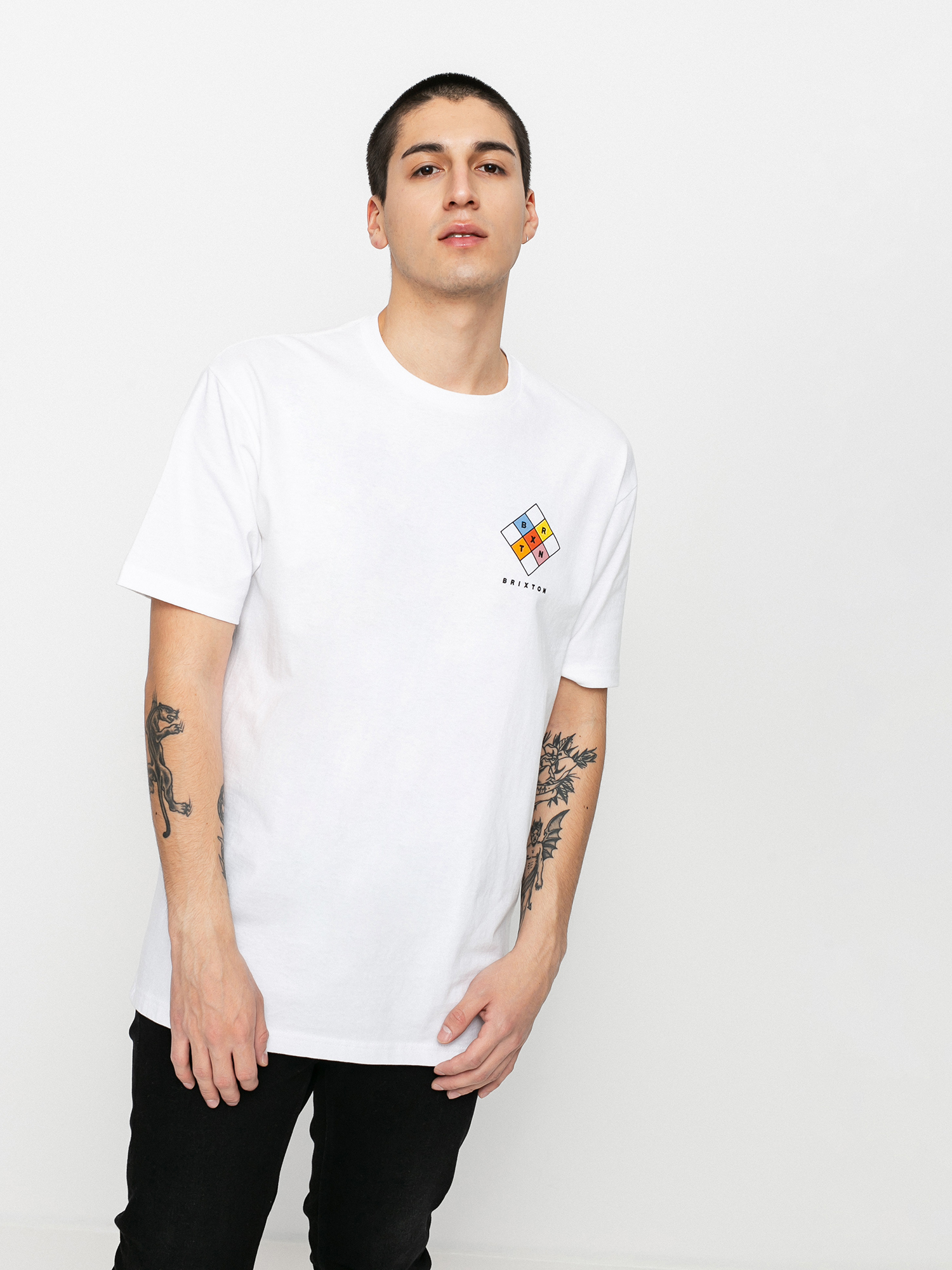 T-shirt Brixton Quintet Stt (white)