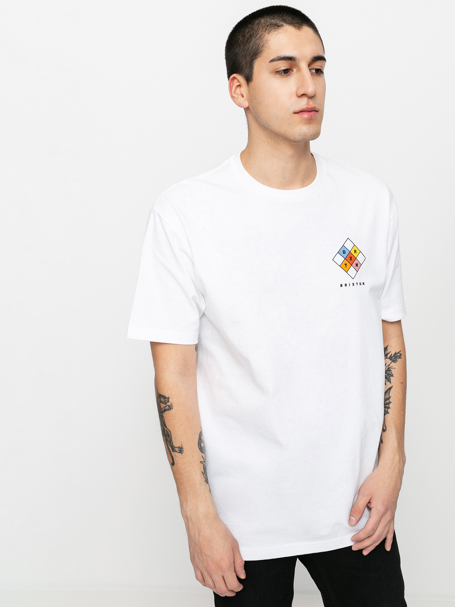 T-shirt Brixton Quintet Stt (white)