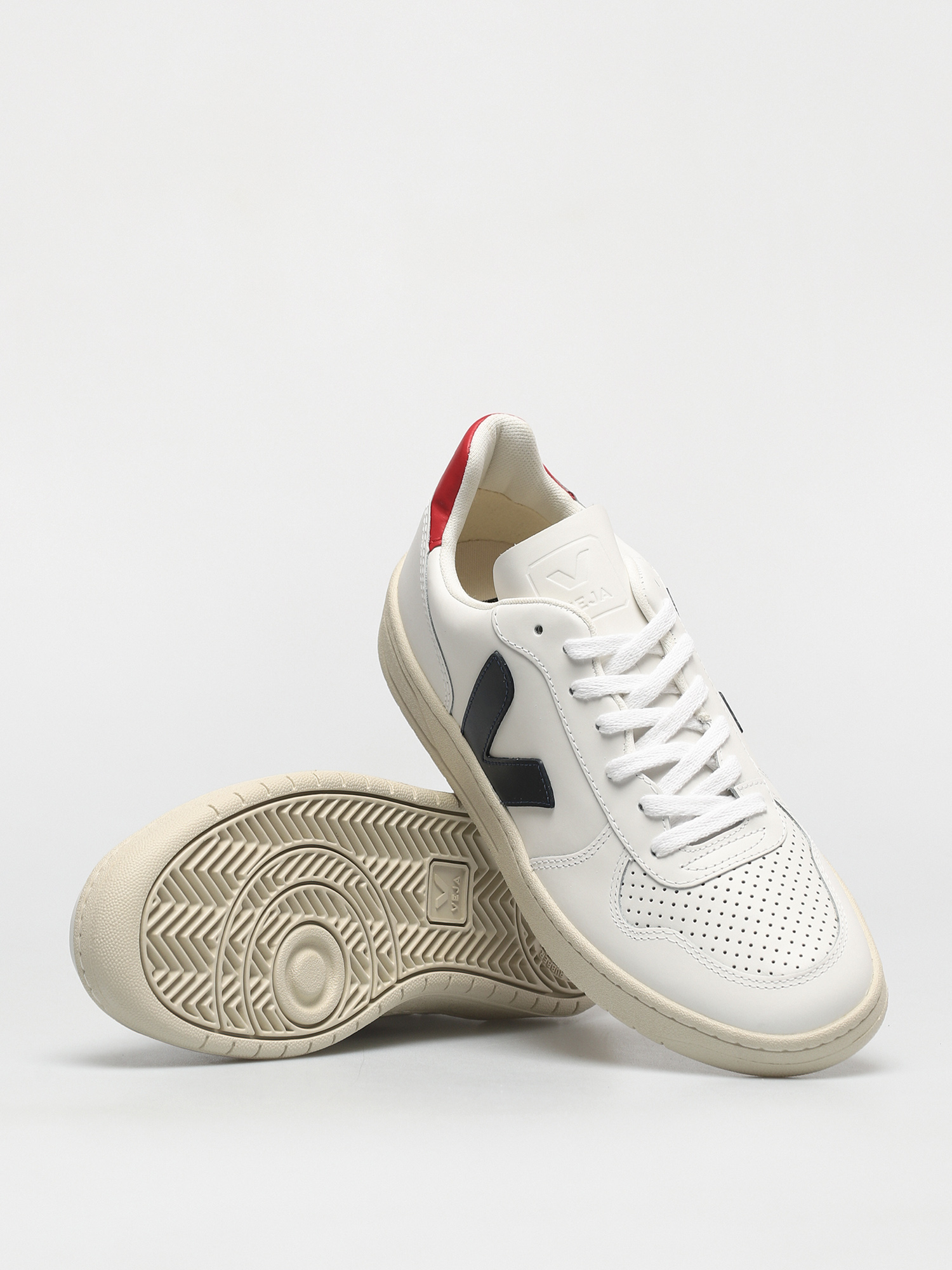 Buty Veja V-10 (leather extra white nautico pekin)