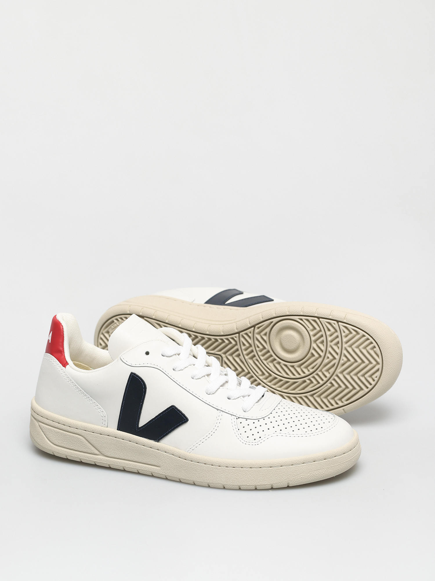 Buty Veja V-10 (leather extra white nautico pekin)