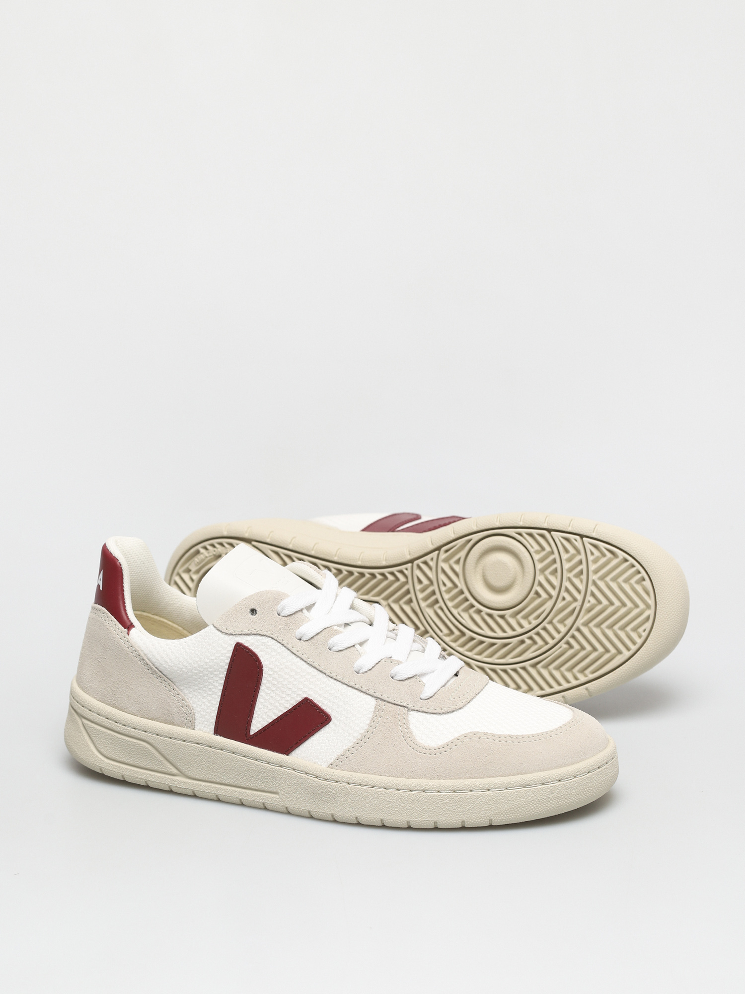 Buty Veja V-10 (b mesh white marsala)
