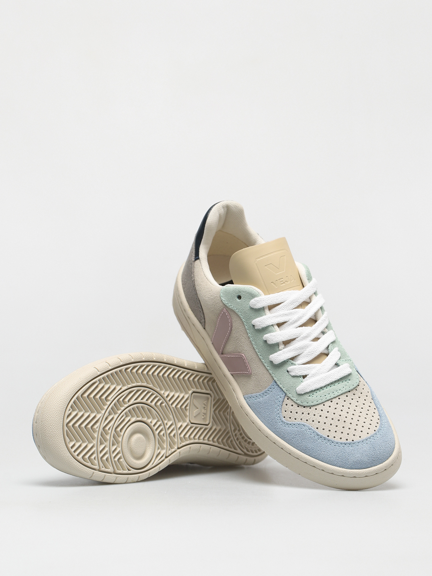 Buty Veja V-10 Wmn (suede multico natural babe)