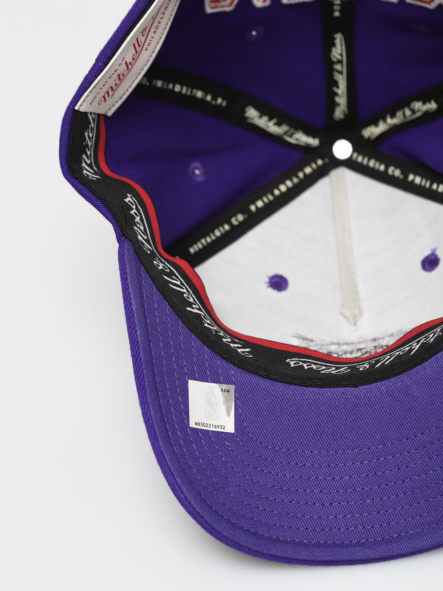 Czapka z daszkiem Mitchell & Ness Dropback Solid Redline ZD (toronto raptors/purple)