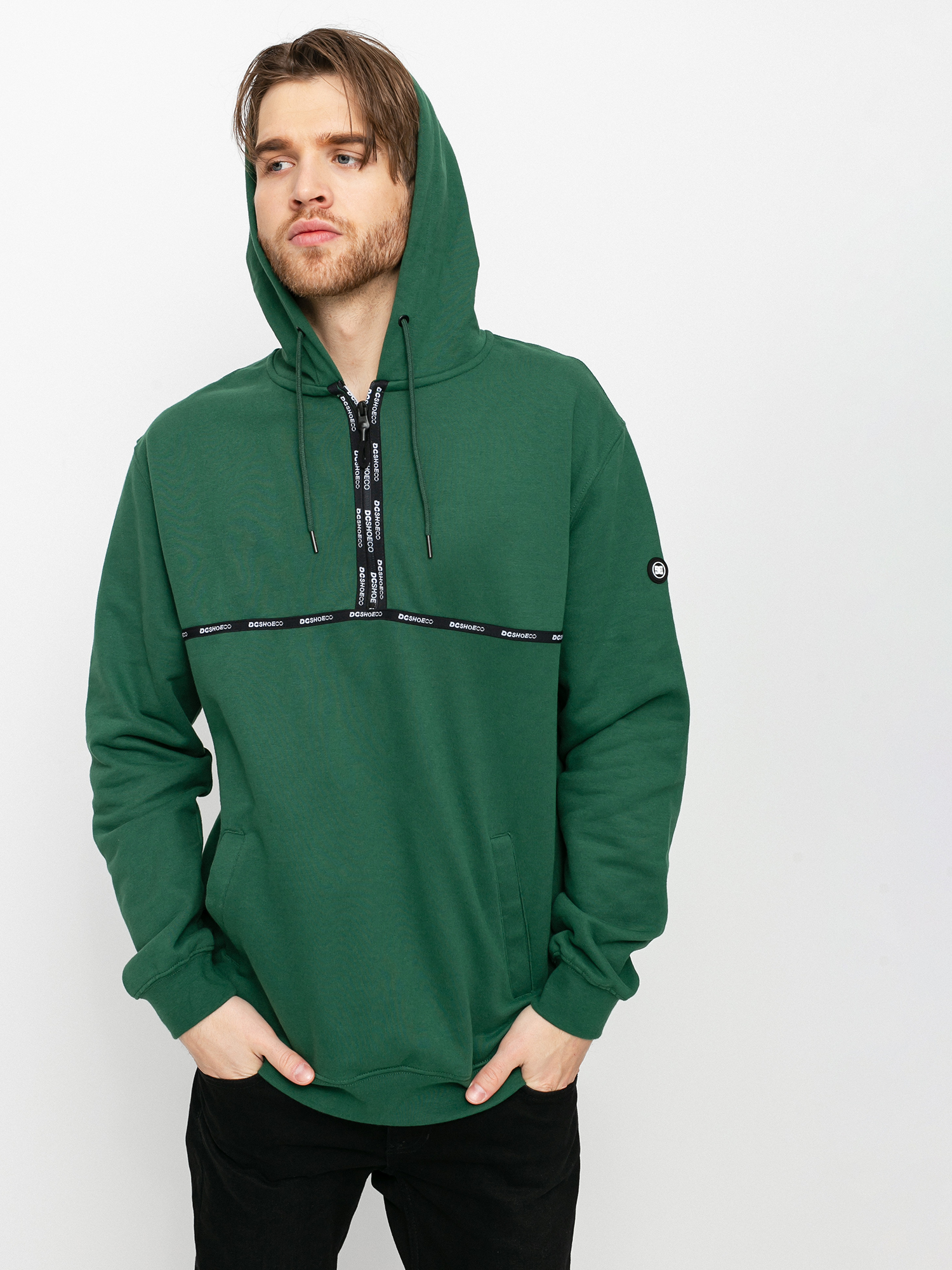 Bluza z kapturem DC Vandal HD (dark green)