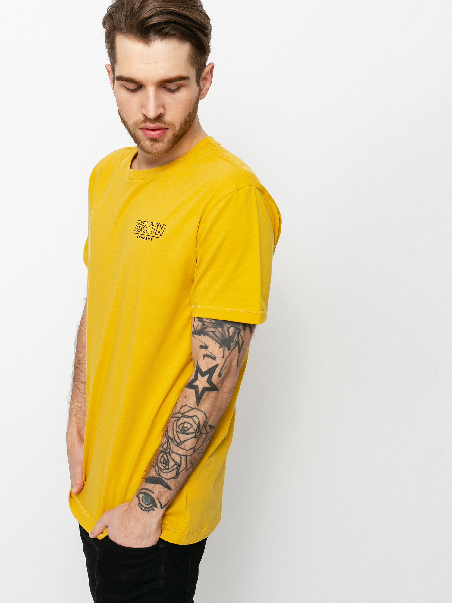 T-shirt Brixton Bite Tlrt (lemon curry)
