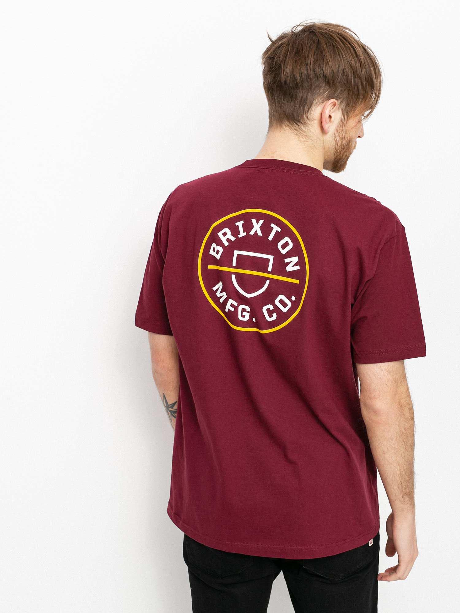 T-shirt Brixton Crest II Stt (cowhide)