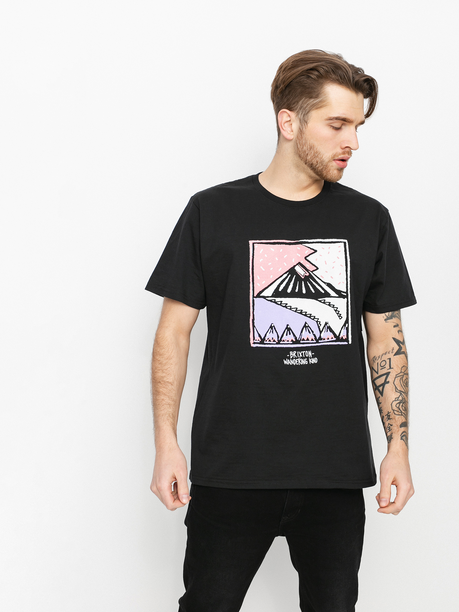 T-shirt Brixton Gondola X Stt (black)