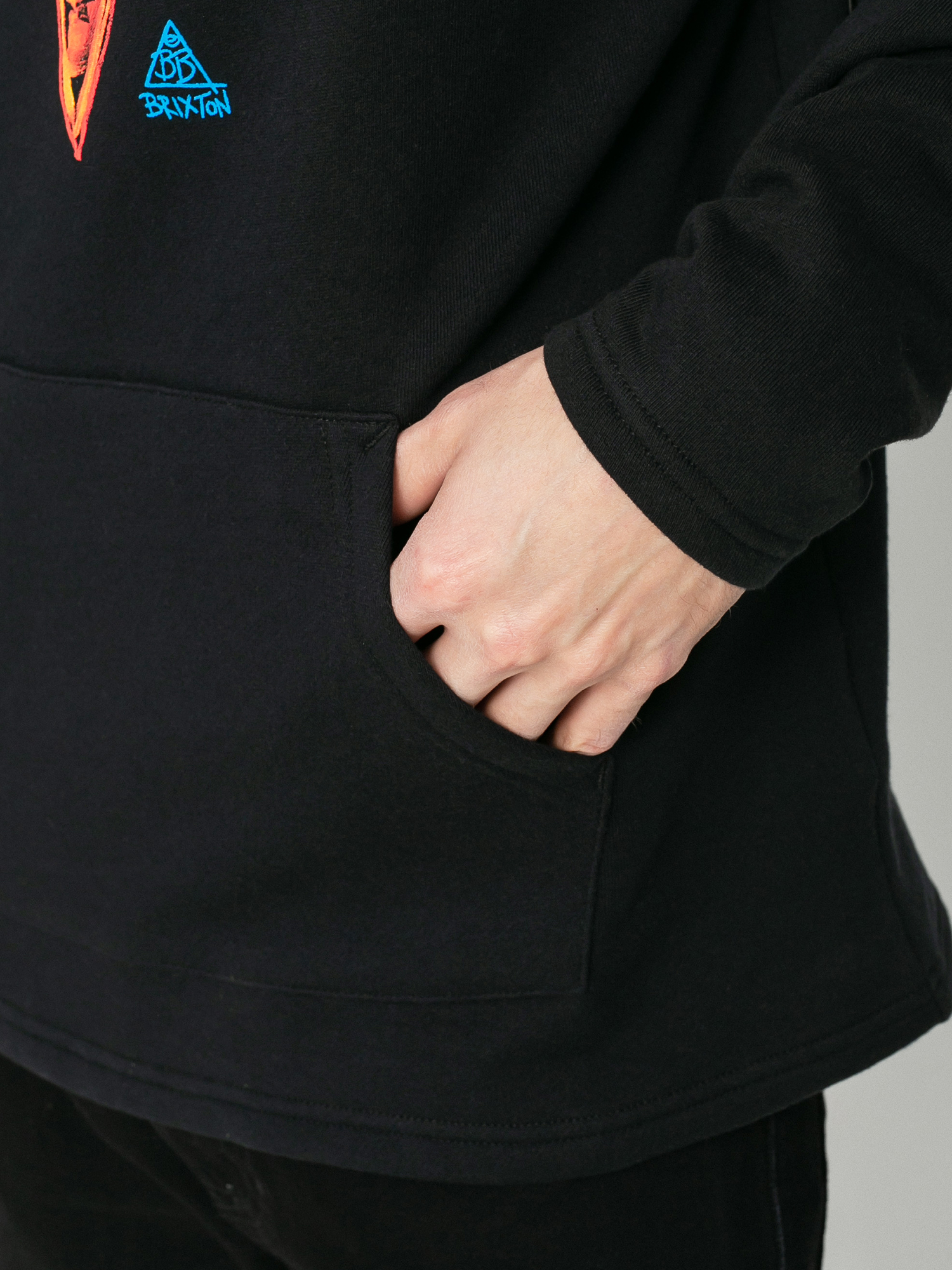 Bluza z kapturem Brixton Bb Bohemian HD (black)