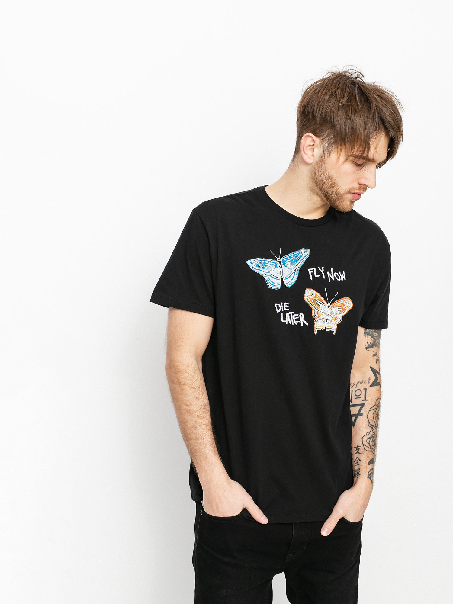 T-shirt Brixton Bb Fly Now Tlrt (black)
