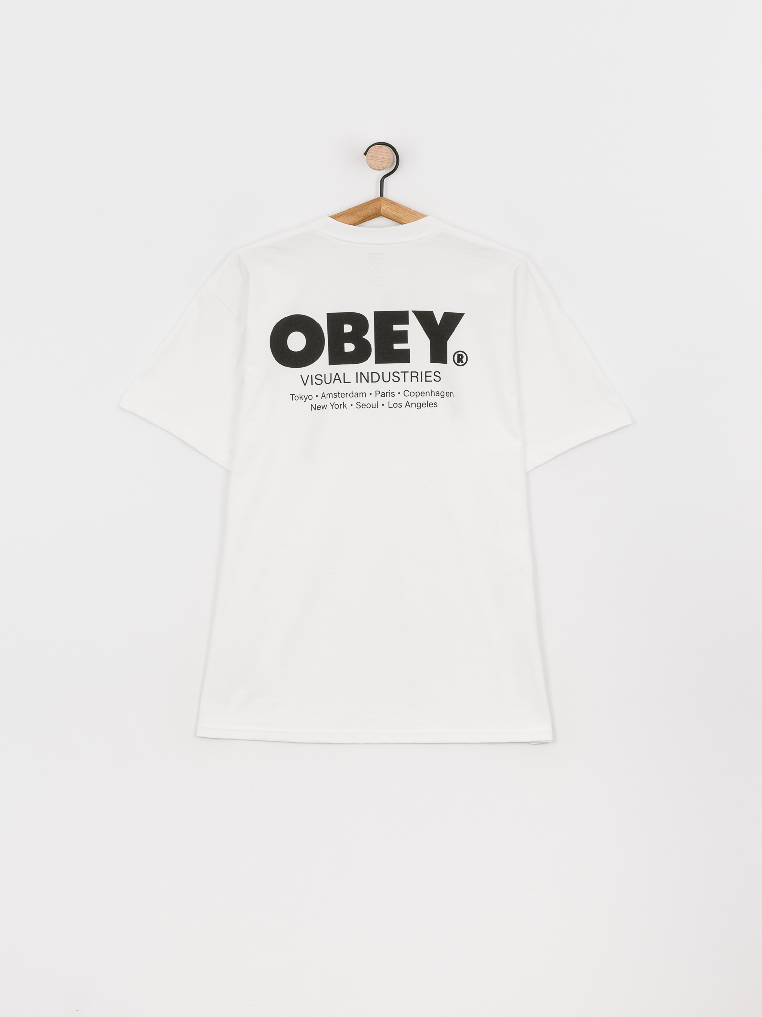T-shirt OBEY Visual Industries (white)