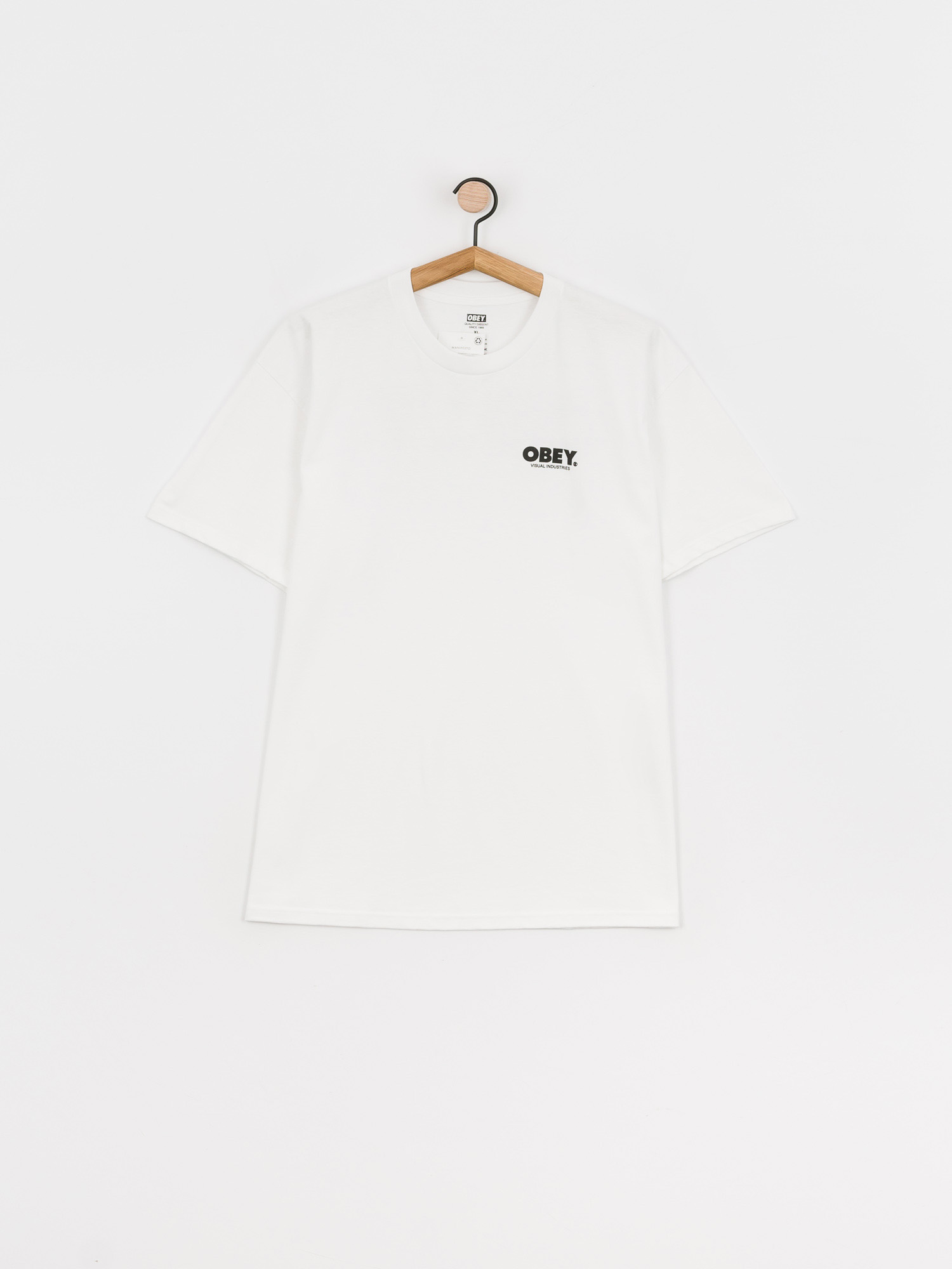 T-shirt OBEY Visual Industries (white)