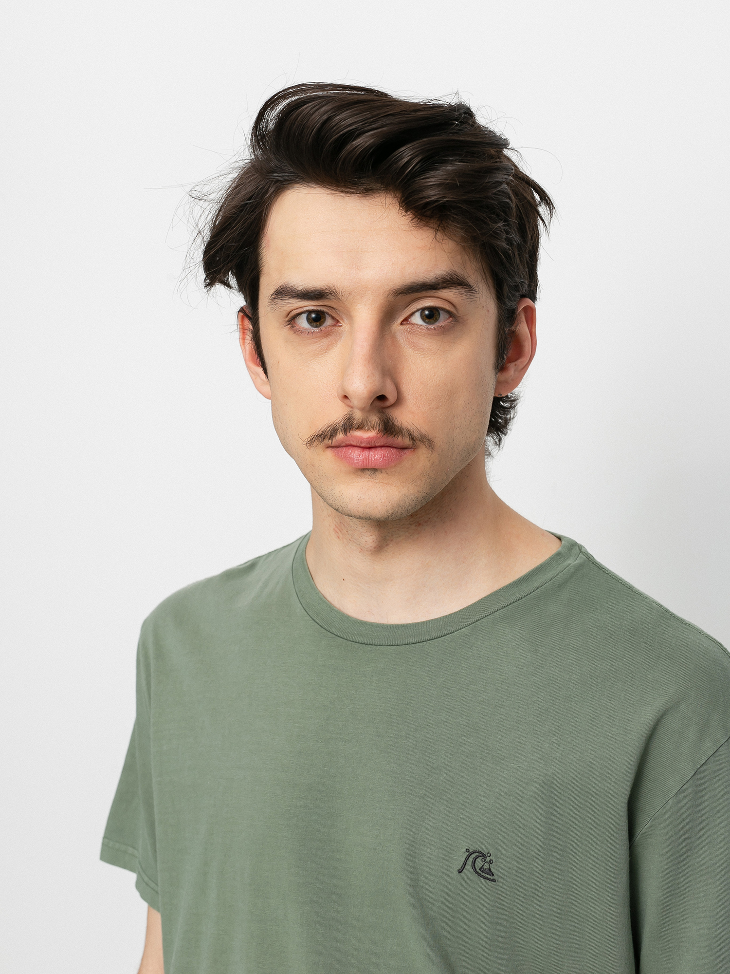 T-shirt Quiksilver Basic Bubble Embroidery (blue spruce)