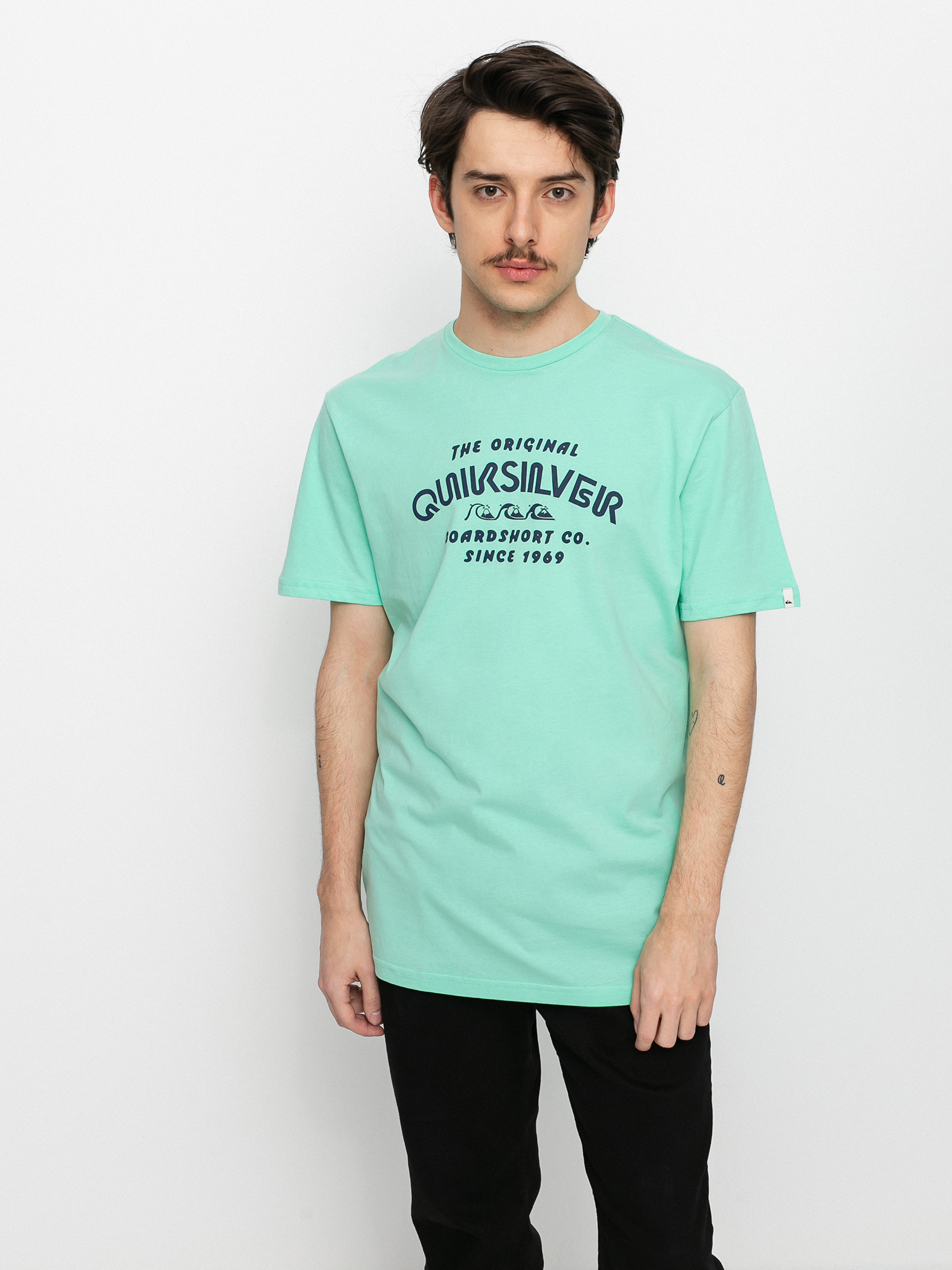 T-shirt Quiksilver Wider Mile (cabbage)