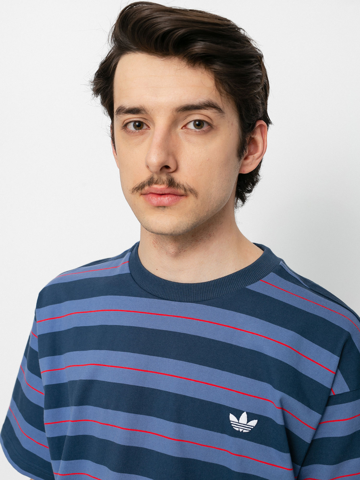 T-shirt adidas Yarn Dye (crenav/creblu/vivred)