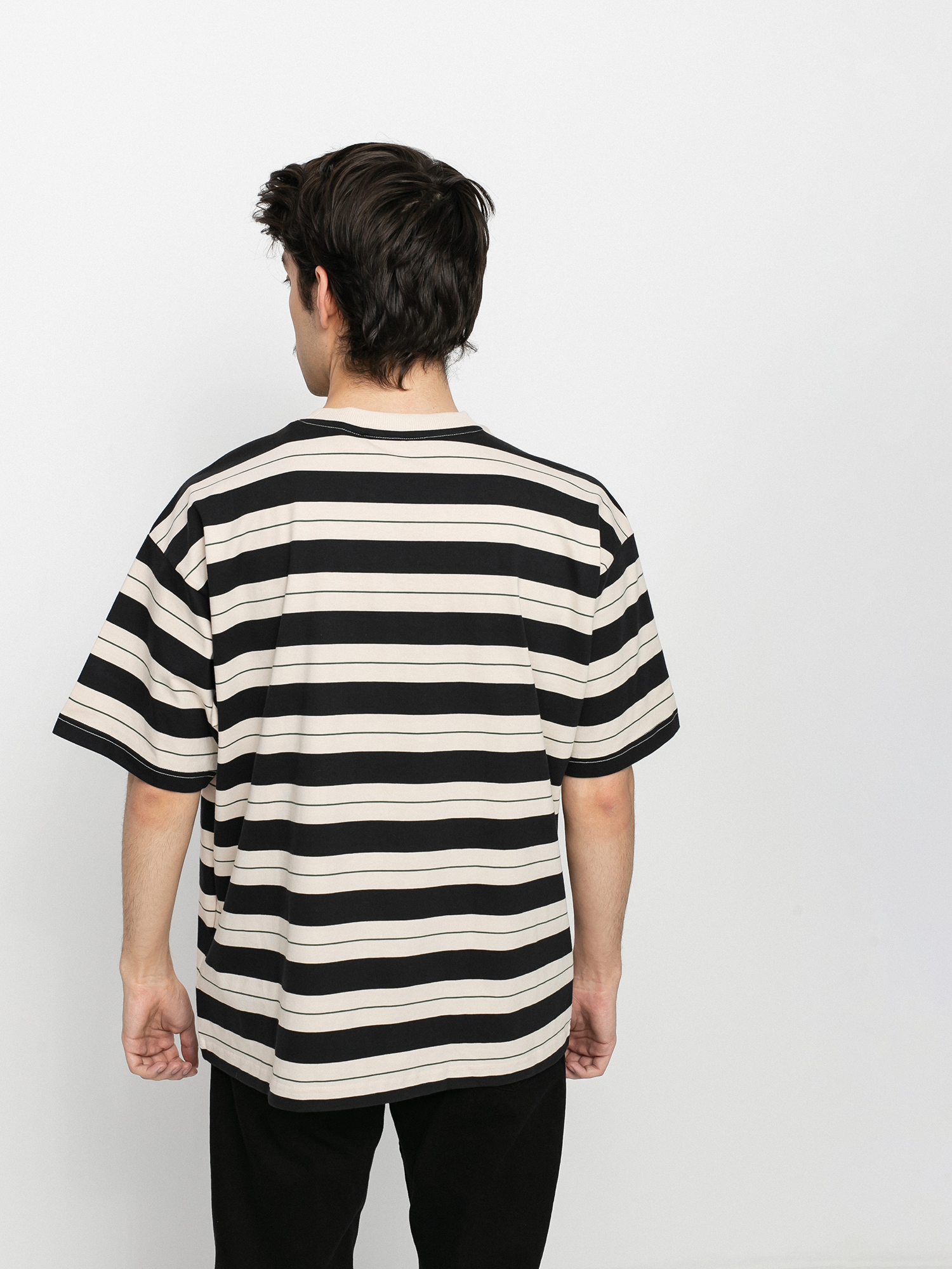 T-shirt adidas Yarn Dye (black/halivo/greoxi)