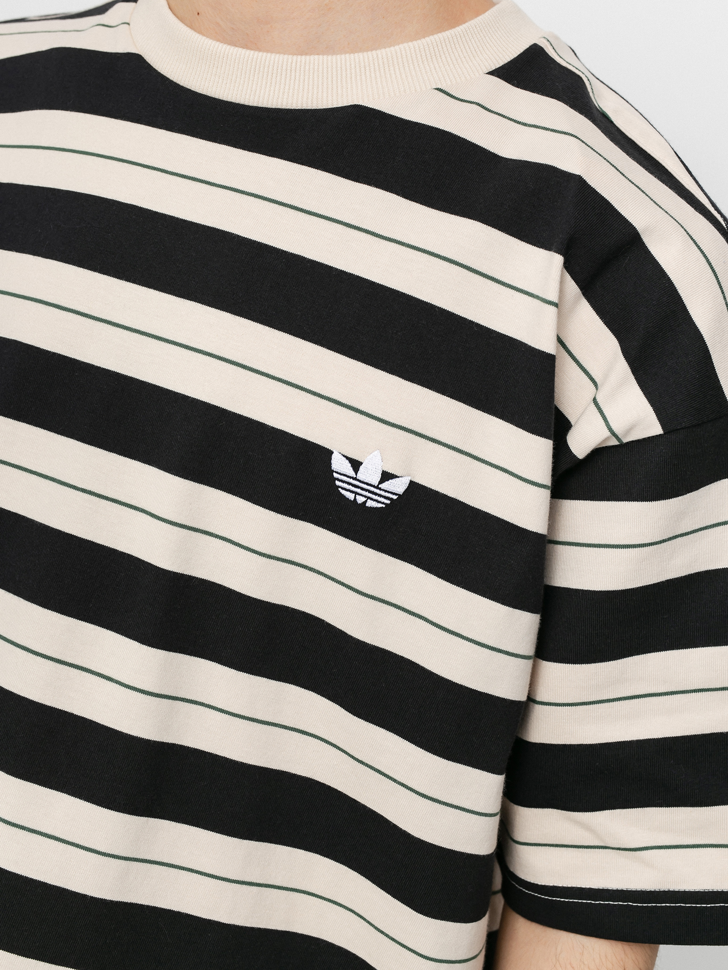 T-shirt adidas Yarn Dye (black/halivo/greoxi)